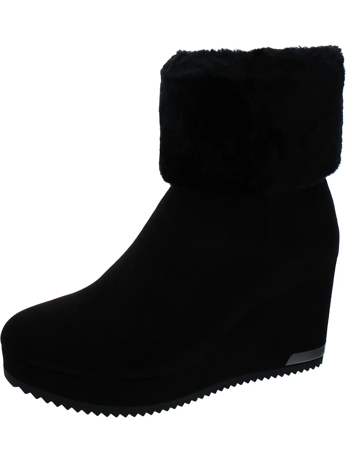 Nadra Damen Kunstwildleder elegante Booties Ecco Schuhe