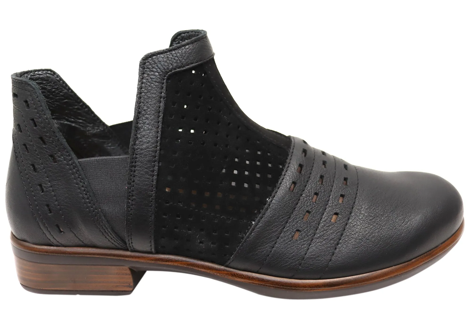 Naot Rivotra Damen Leder Bequeme Knöchelstiefel Naot Schuhe
