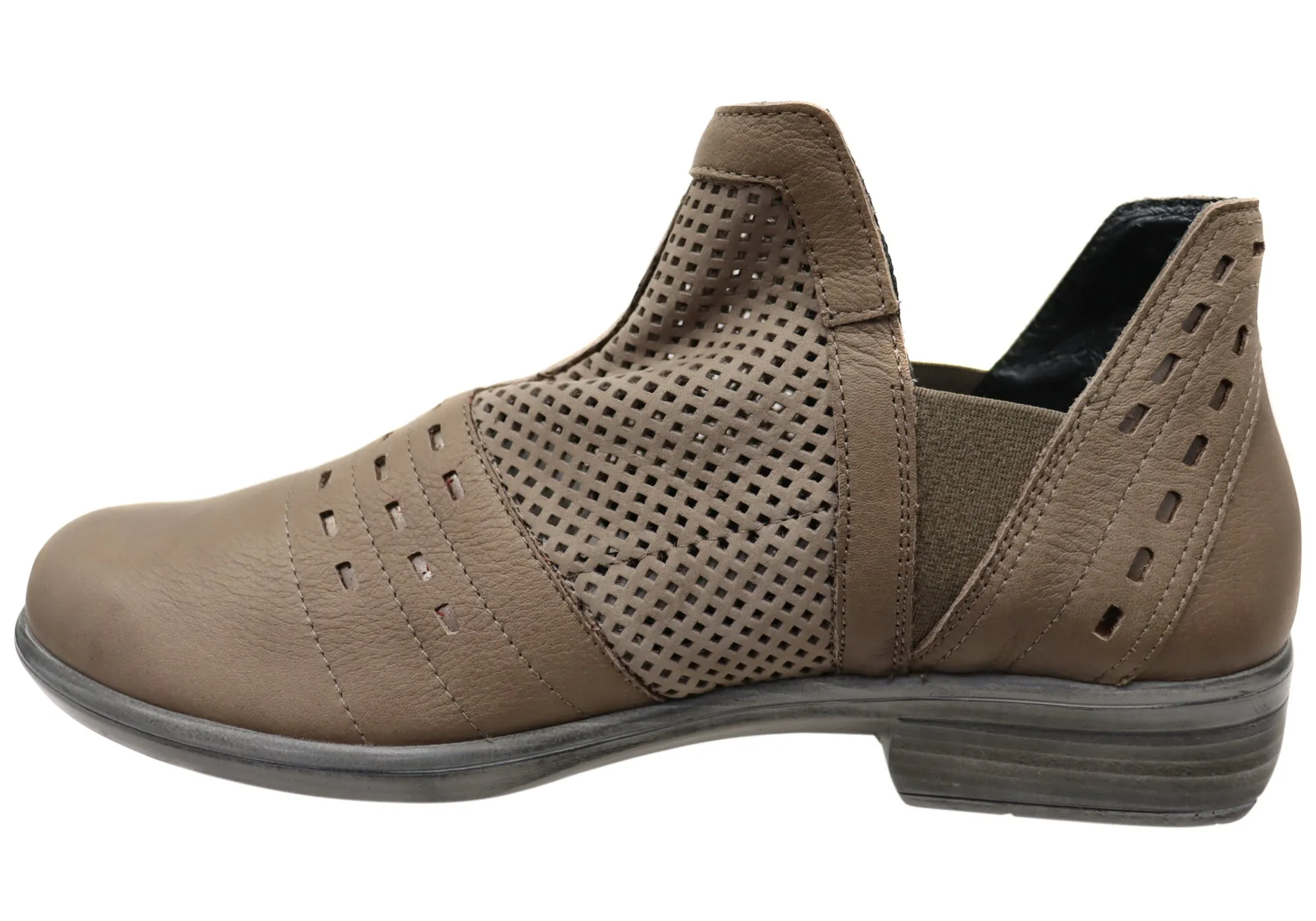 Naot Rivotra Damen Leder Bequeme Knöchelstiefel Naot Schuhe