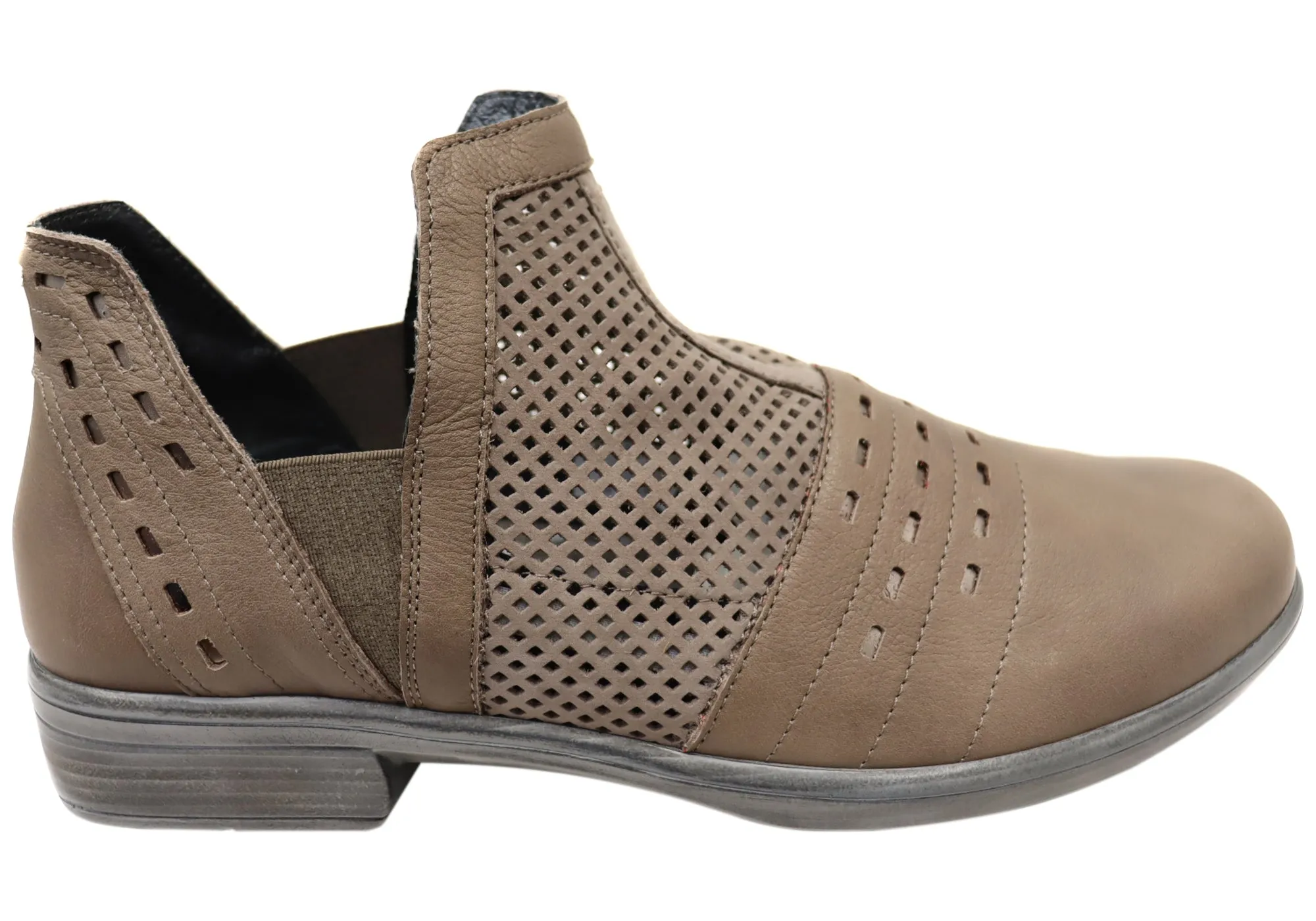 Naot Rivotra Damen Leder Bequeme Knöchelstiefel Naot Schuhe