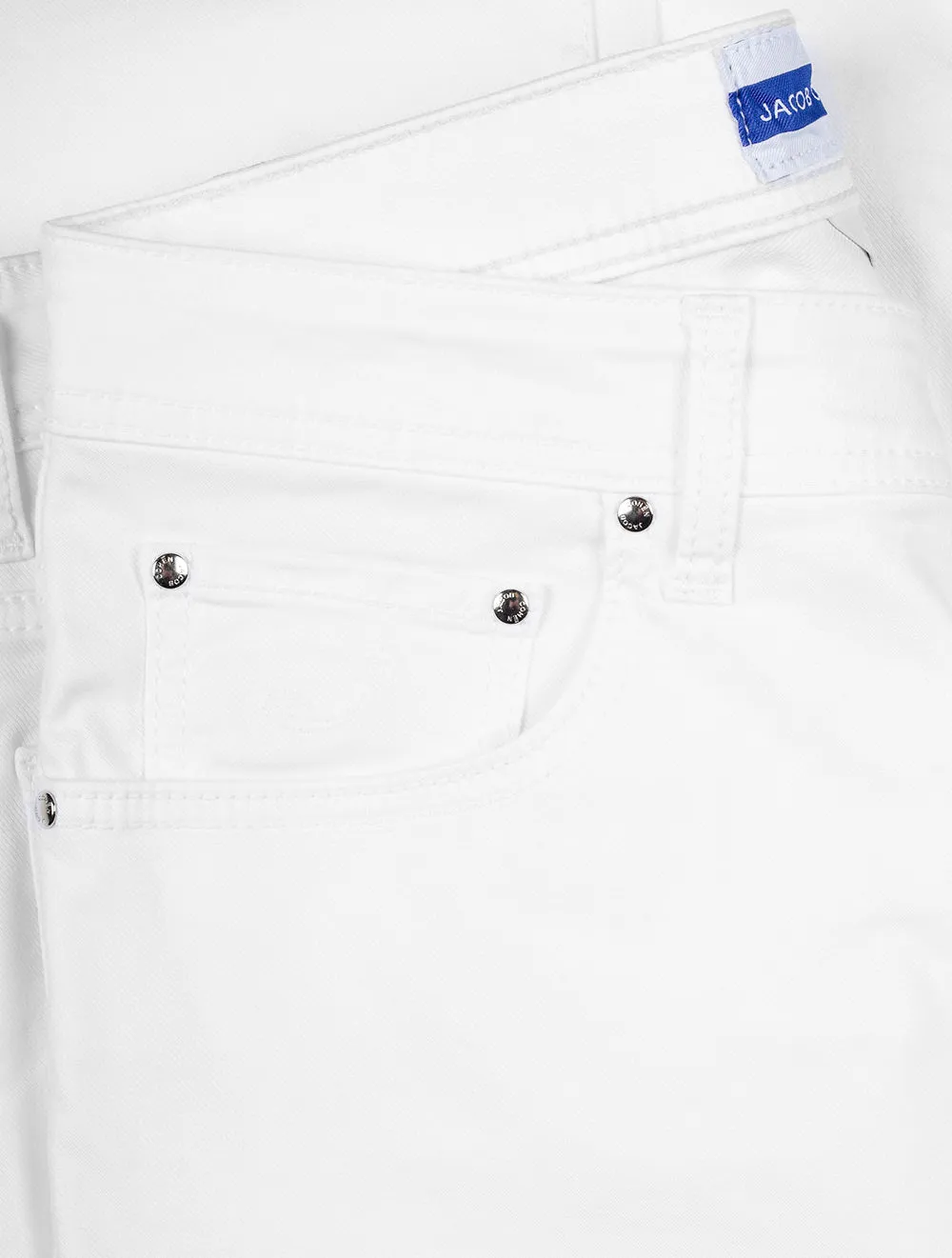 Nick 5-Pocket-Chino in Weiß