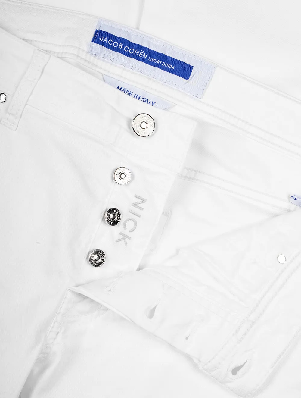 Nick 5-Pocket-Chino in Weiß