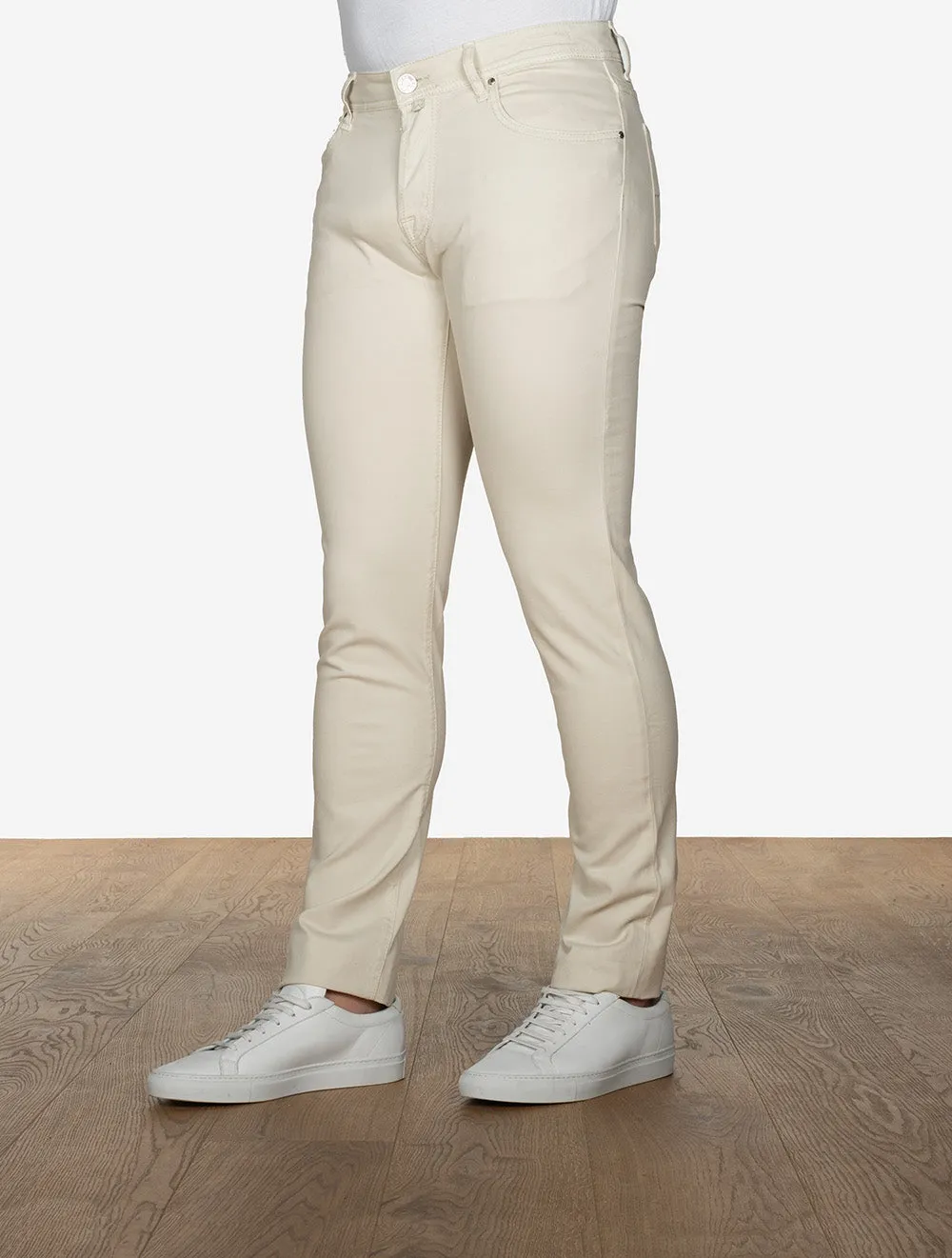 Nick Slim Fit Jeans Creme