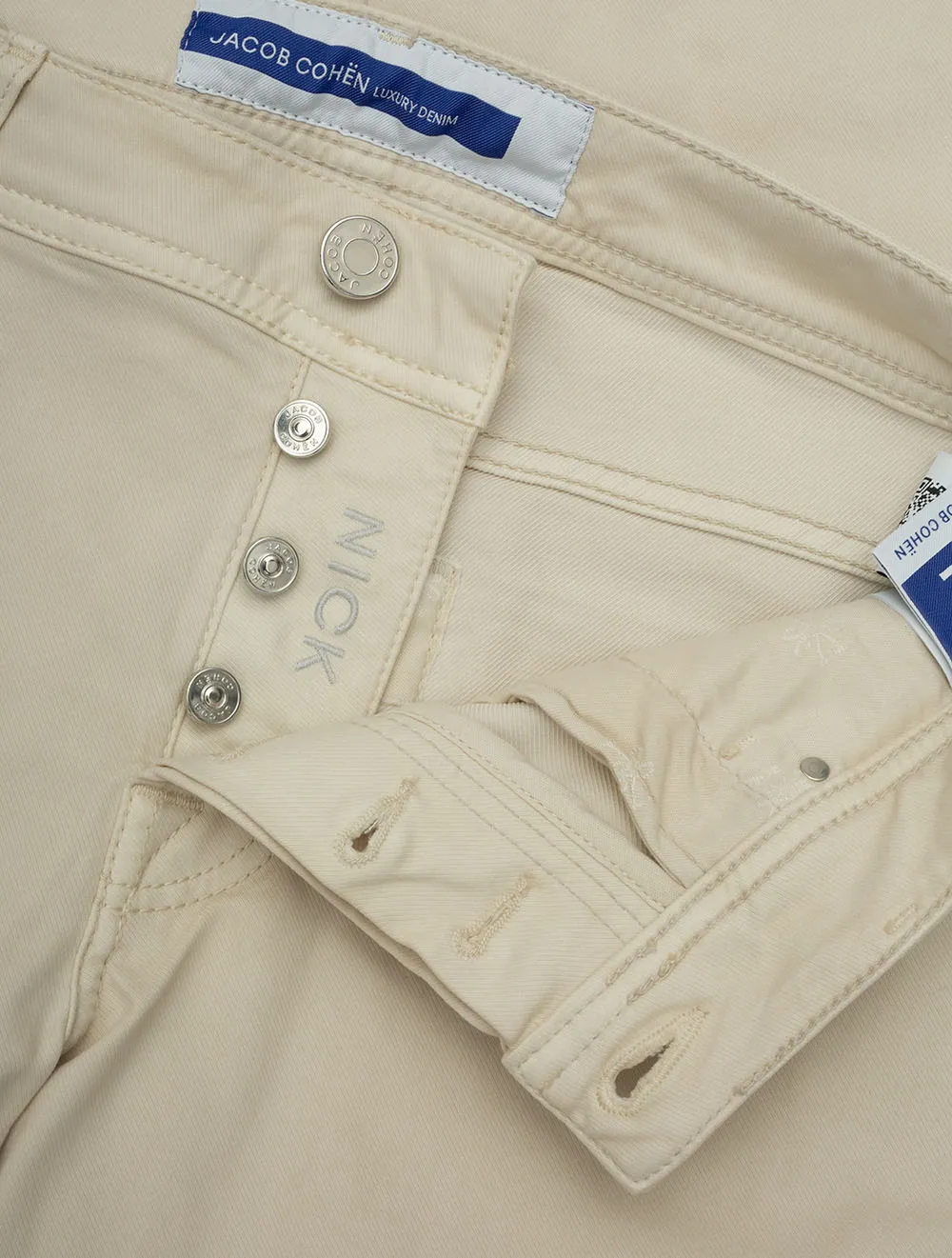 Nick Slim Fit Jeans Creme