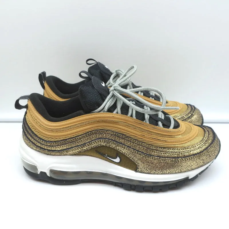 Nike Air Max 97 Sneakers Metallisch Gold Damen Größe 8.5 DO5881-700