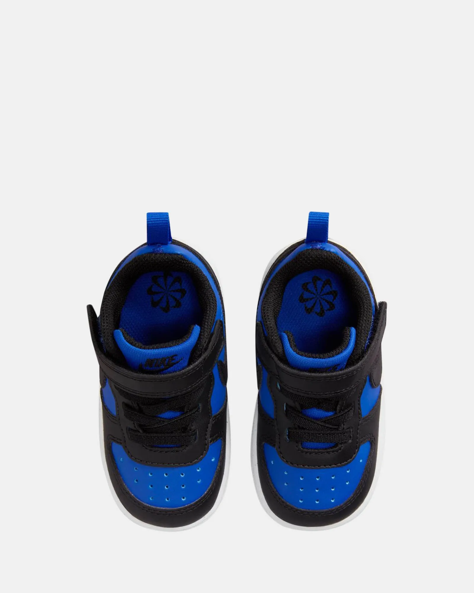 Nike Kinder-Schuhe Court Borough Low Recraft Kleinkind Game Royal/Schwarz/Weiß