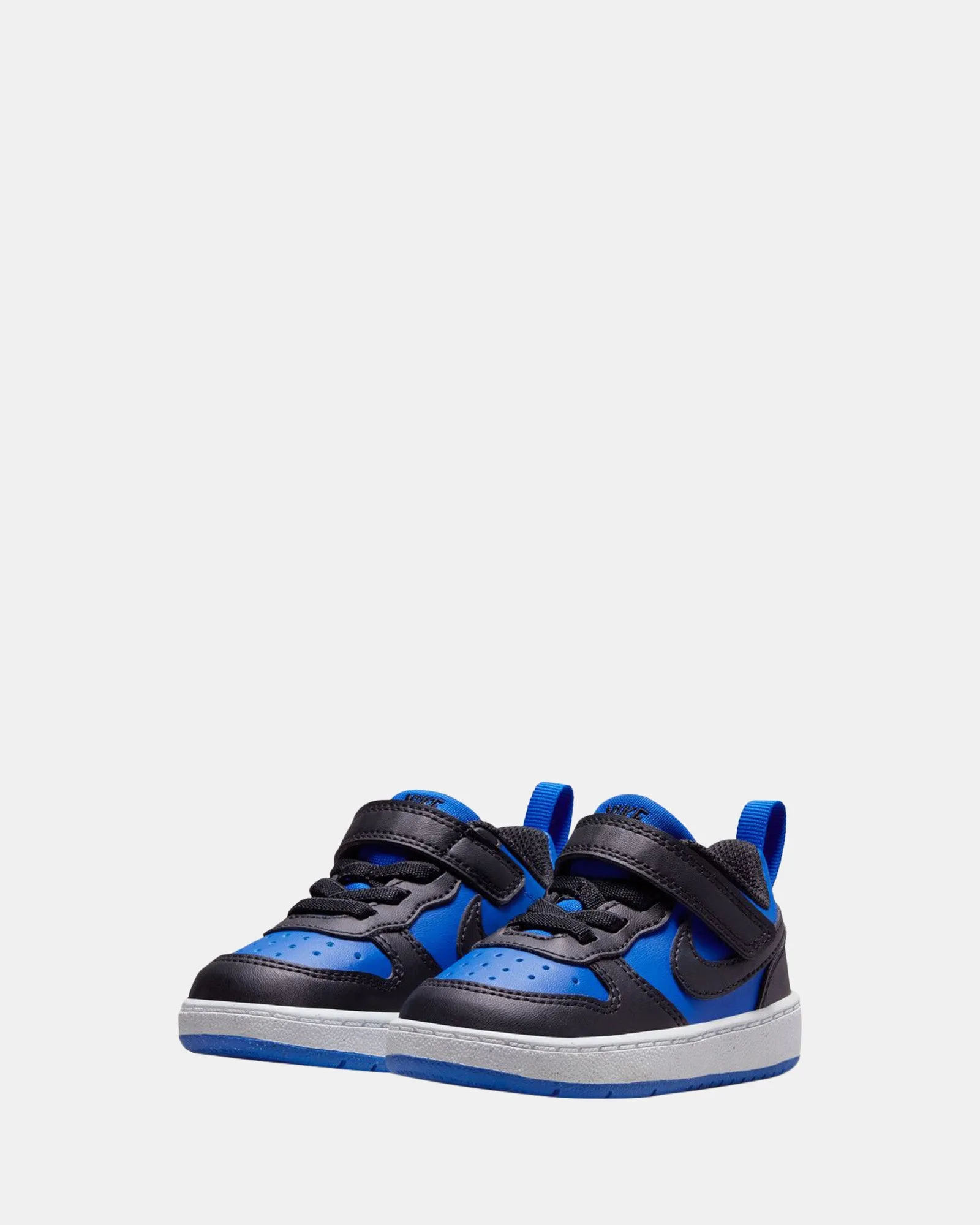 Nike Kinder-Schuhe Court Borough Low Recraft Kleinkind Game Royal/Schwarz/Weiß