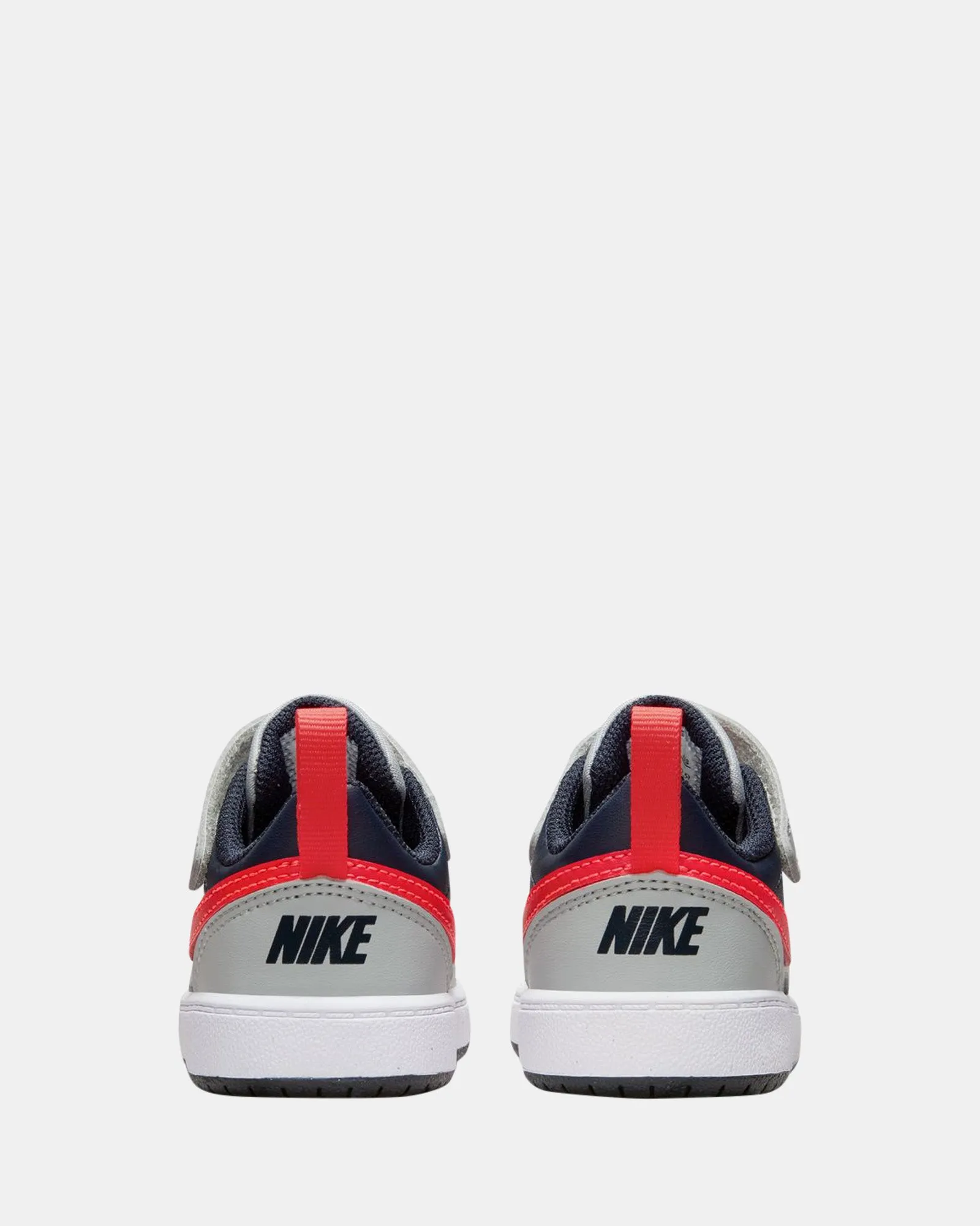 Nike Kinder-Schuhe Court Borough Low Recraft Kleinkind Rauchgrau/Karmesin/Obsidian