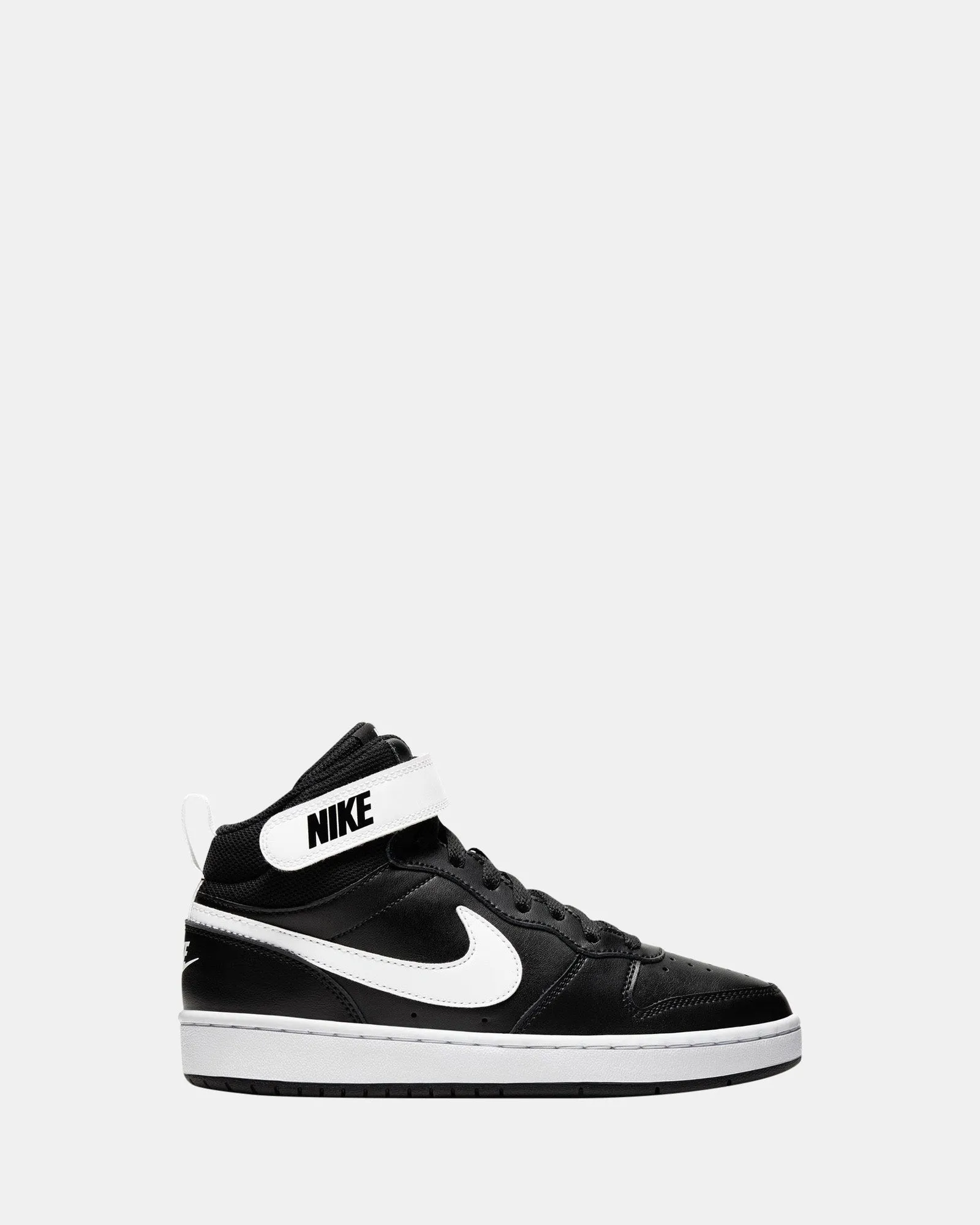 Nike Kinder Schuhe Court Borough Mid 2 Grundschule Schwarz/Weiß