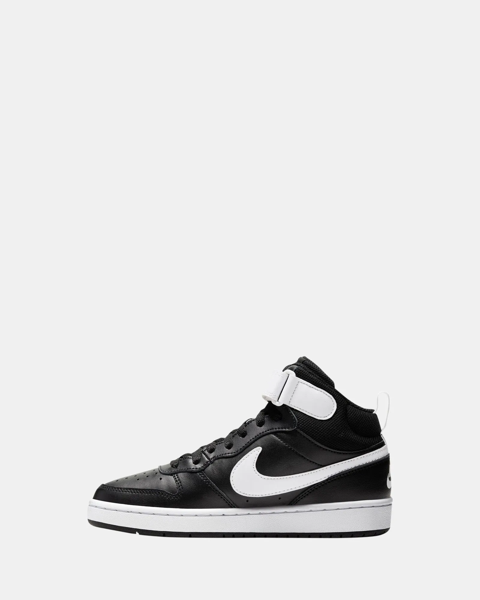Nike Kinder Schuhe Court Borough Mid 2 Grundschule Schwarz/Weiß