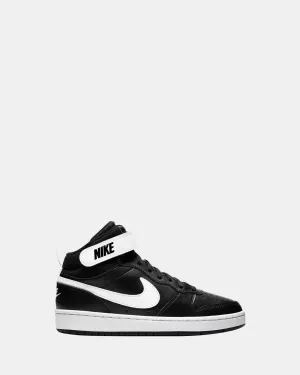 Nike Kinder Schuhe Court Borough Mid 2 Grundschule Schwarz/Weiß