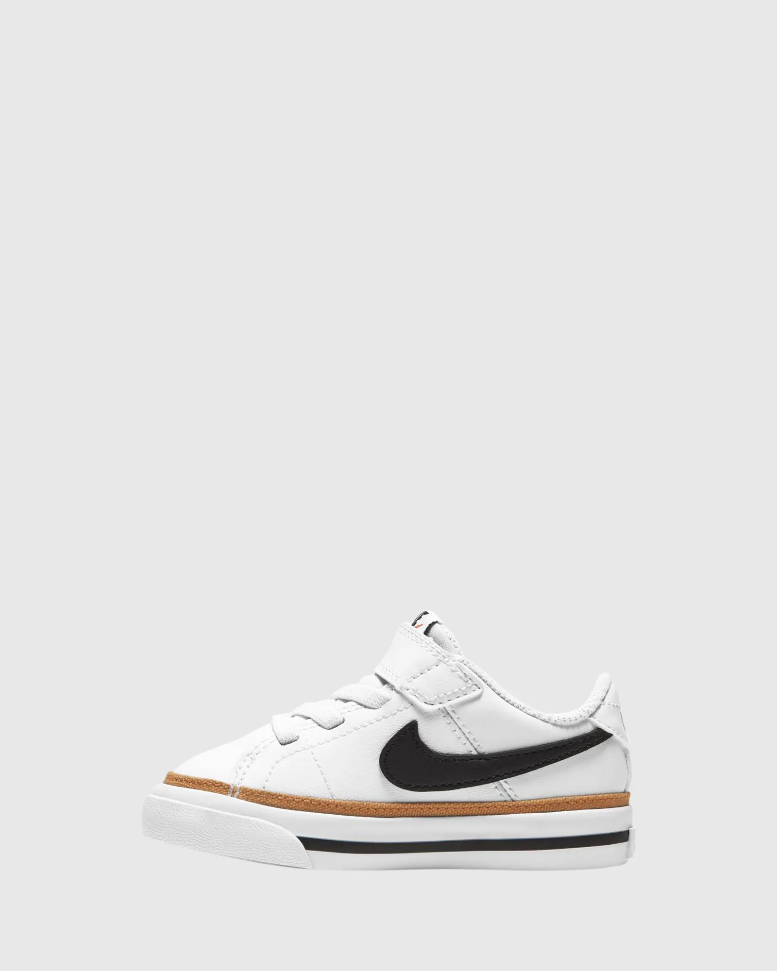 Nike Kinder-Schuhe Court Legacy für Kleinkinder Weiß/Schwarz/Wüstenocker