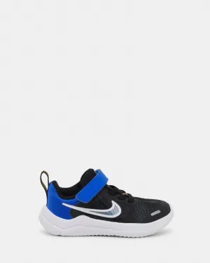 Nike Kinder Schuhe Downshifter 12 Baby Schwarz/Weiß/Blau