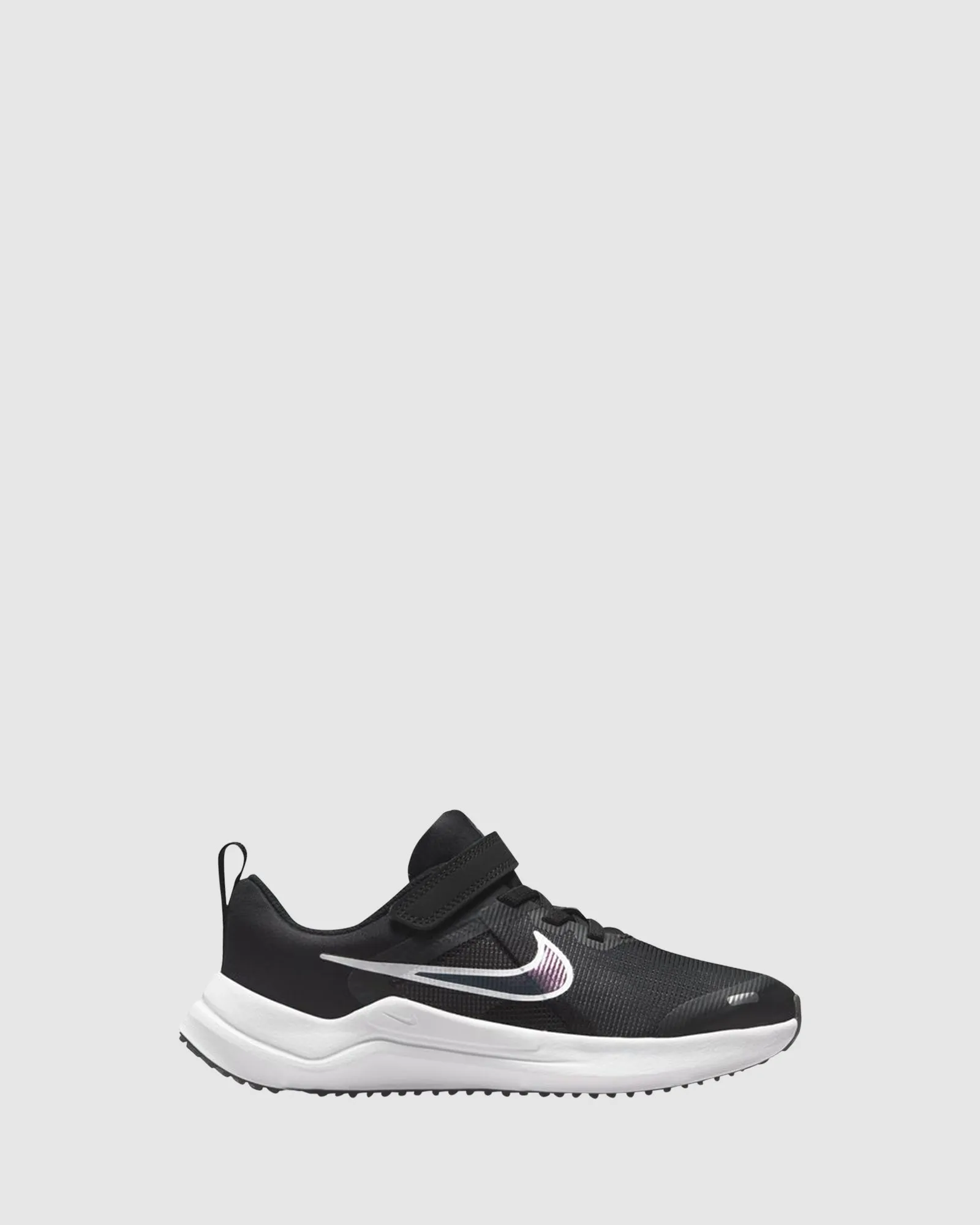 Nike Kinder-Schuhe Downshifter 12 Vorschule Schwarz/Weiß/Rauchgrau