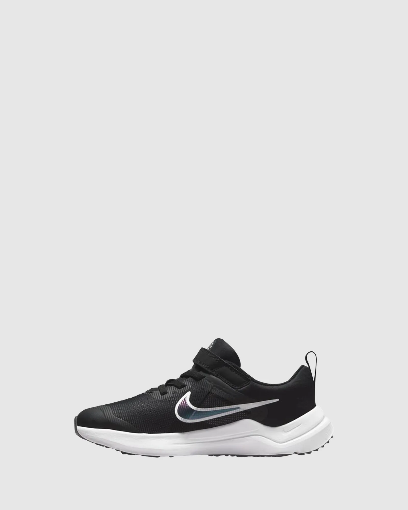 Nike Kinder-Schuhe Downshifter 12 Vorschule Schwarz/Weiß/Rauchgrau