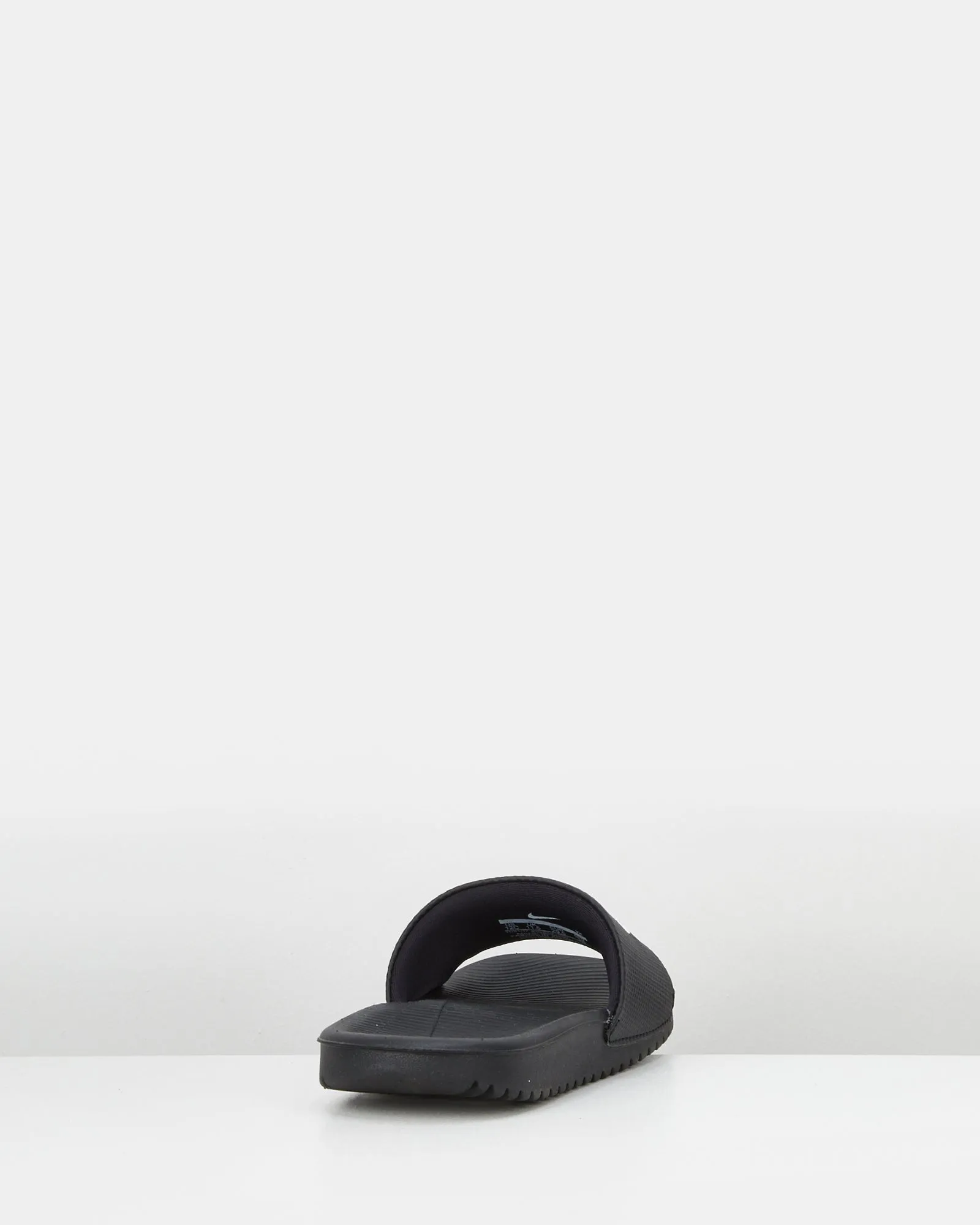 Nike Kinder-Schuhe Kawa Slides Schwarz/Weiß
