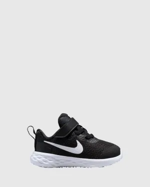 Nike Kinder Schuhe Revolution 6 NN Kleinkind Schwarz/Weiß/Dunkel Rauchgrau