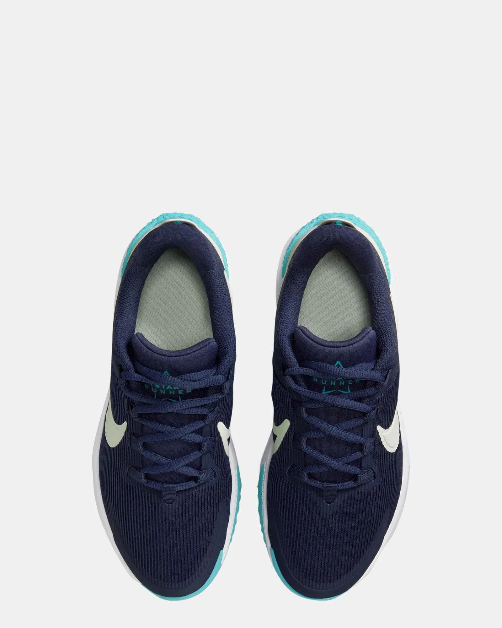 Nike Kinder-Schuhe Star Runner 4 Nn Grundschule Mitternachtsblau/Volt-Tönung/Kaktus