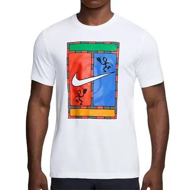 Nike Herren Court T-Shirt HJ3470-100 Bekleidung Nike Herren
