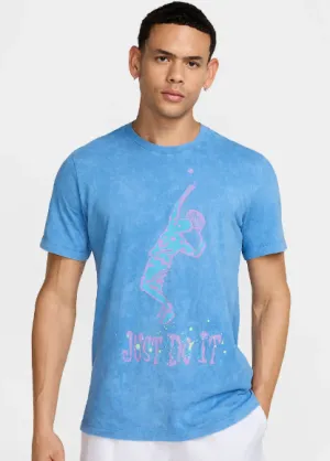 Nike Herren Tennis T-Shirt - Sternenblau Bekleidung Nike Herren