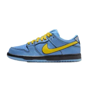 Nike SB Dunk Low Pro QS Powerpuff Girls Bubbles Mittelblau Chill Tiefes Königsblau Nike Dunk