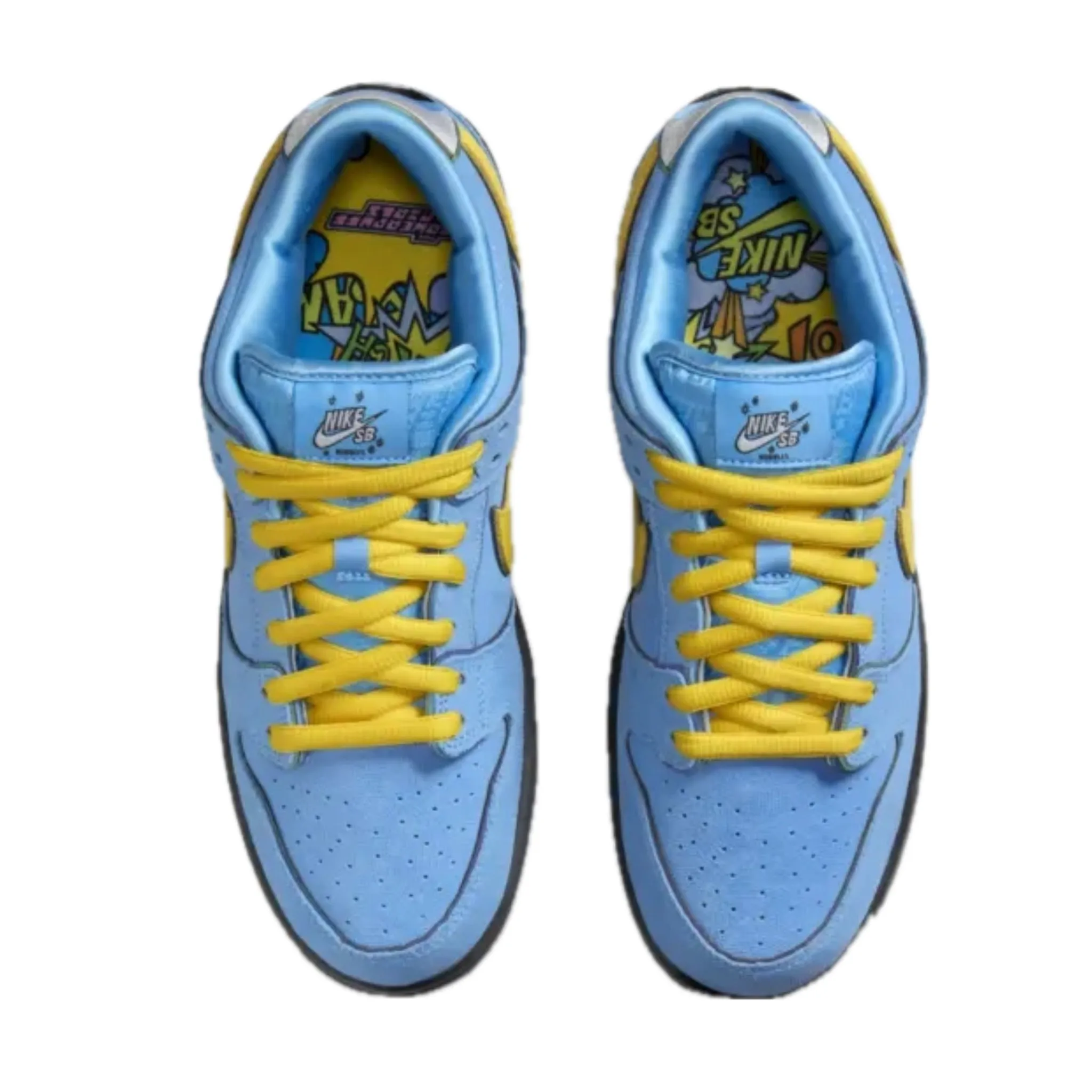 Nike SB Dunk Low Pro QS Powerpuff Girls Bubbles Mittelblau Chill Tiefes Königsblau Nike Dunk