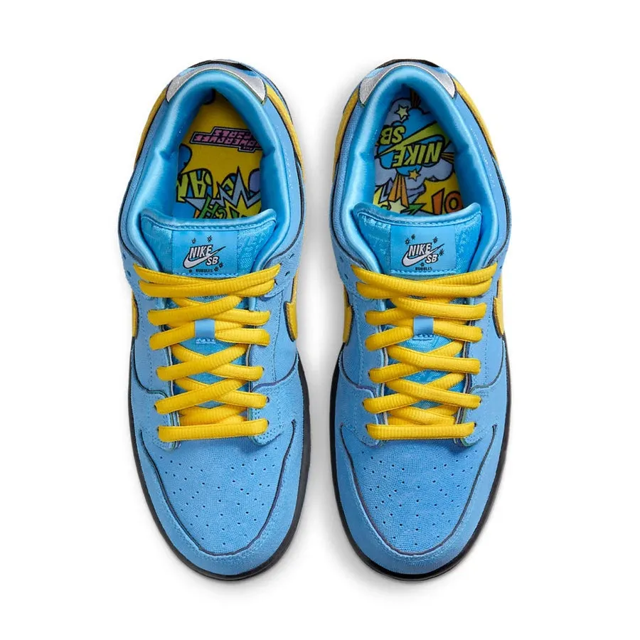 Nike SB Dunk Low (PS) Die Powerpuff Girls Bubbles Blau Chill Tiefes Königsblau Aktives Pink Nike Dunk