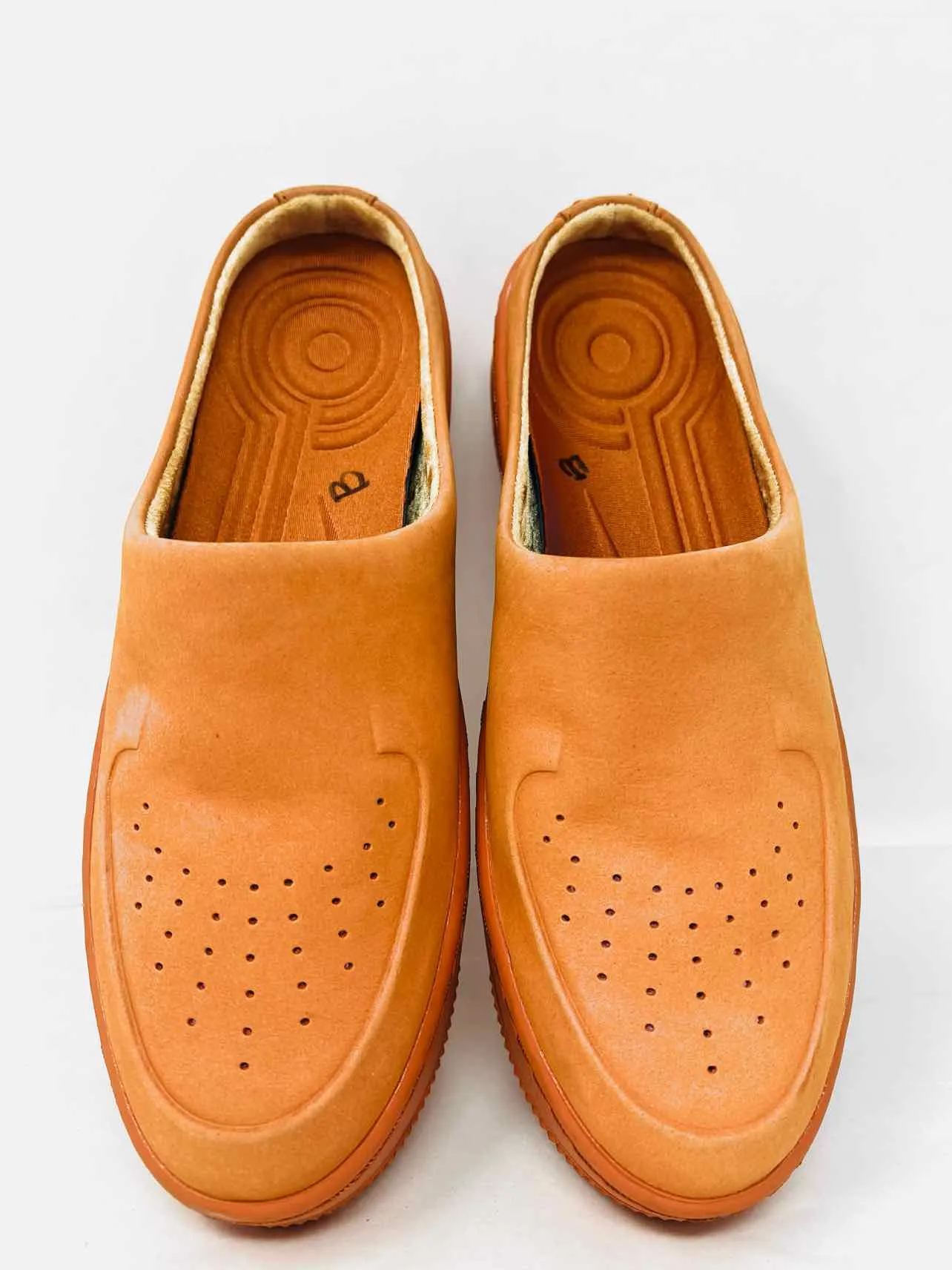 Nike Größe 8 Orange Pantoffeln Wildleder Schuhe Sneaker
