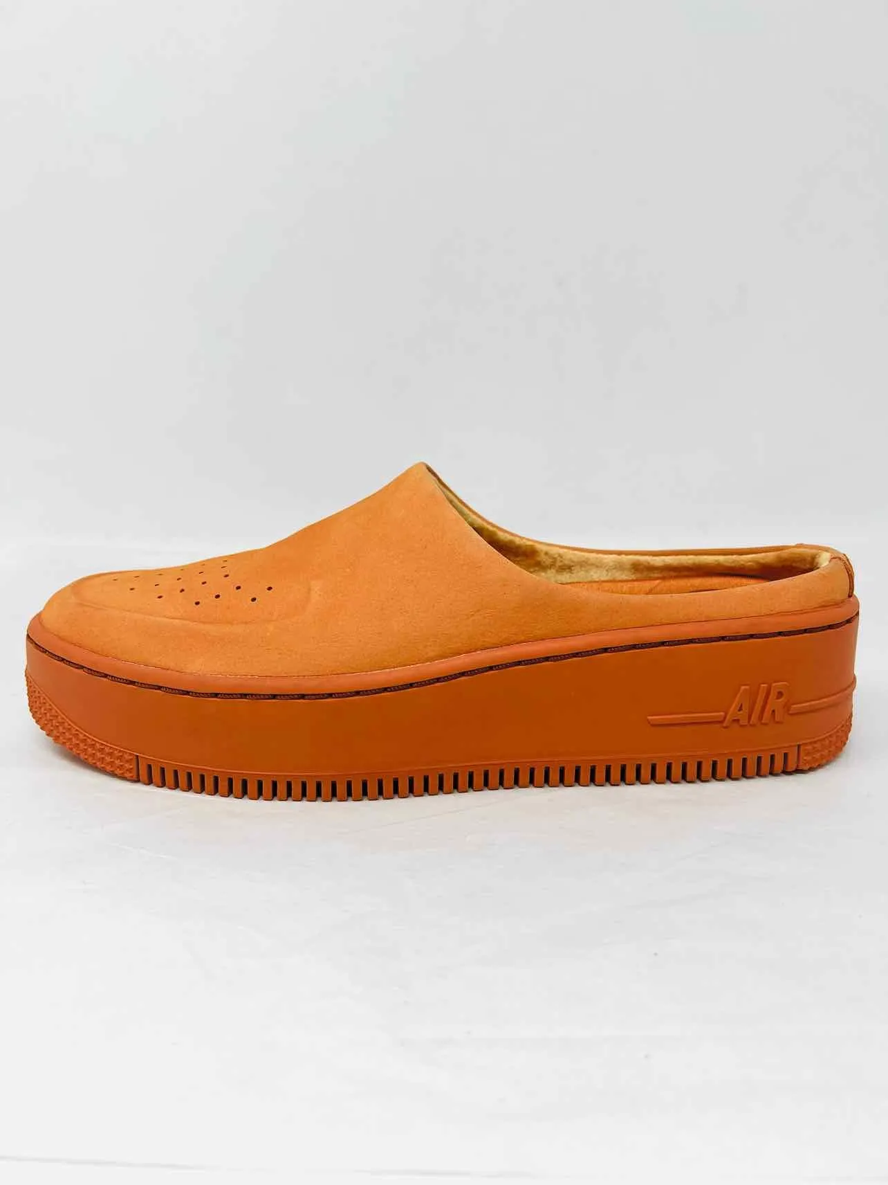 Nike Größe 8 Orange Pantoffeln Wildleder Schuhe Sneaker