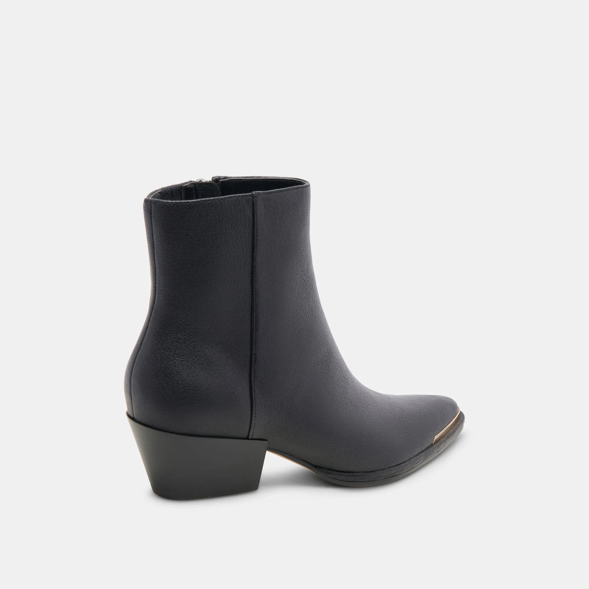 NONAH STIEFELETTEN AUS SCHWARZEM LEDER