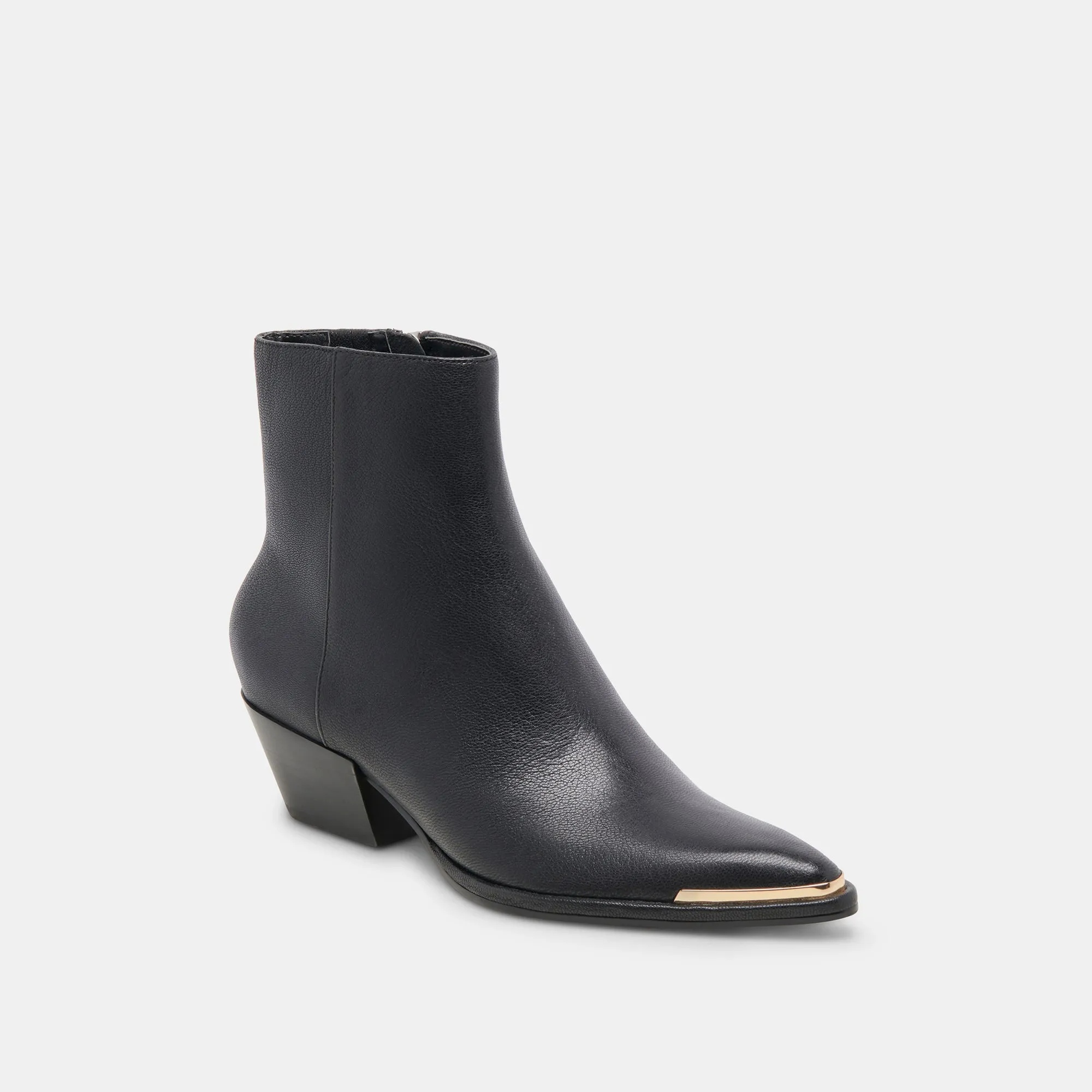 NONAH STIEFELETTEN AUS SCHWARZEM LEDER