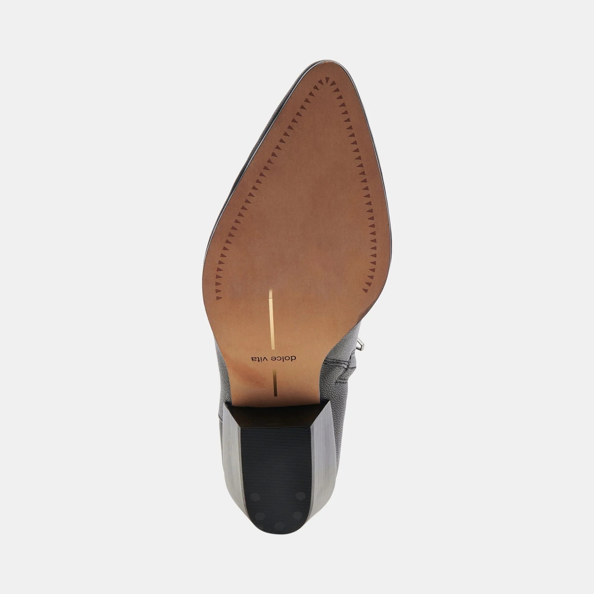 NONAH STIEFELETTEN AUS SCHWARZEM LEDER