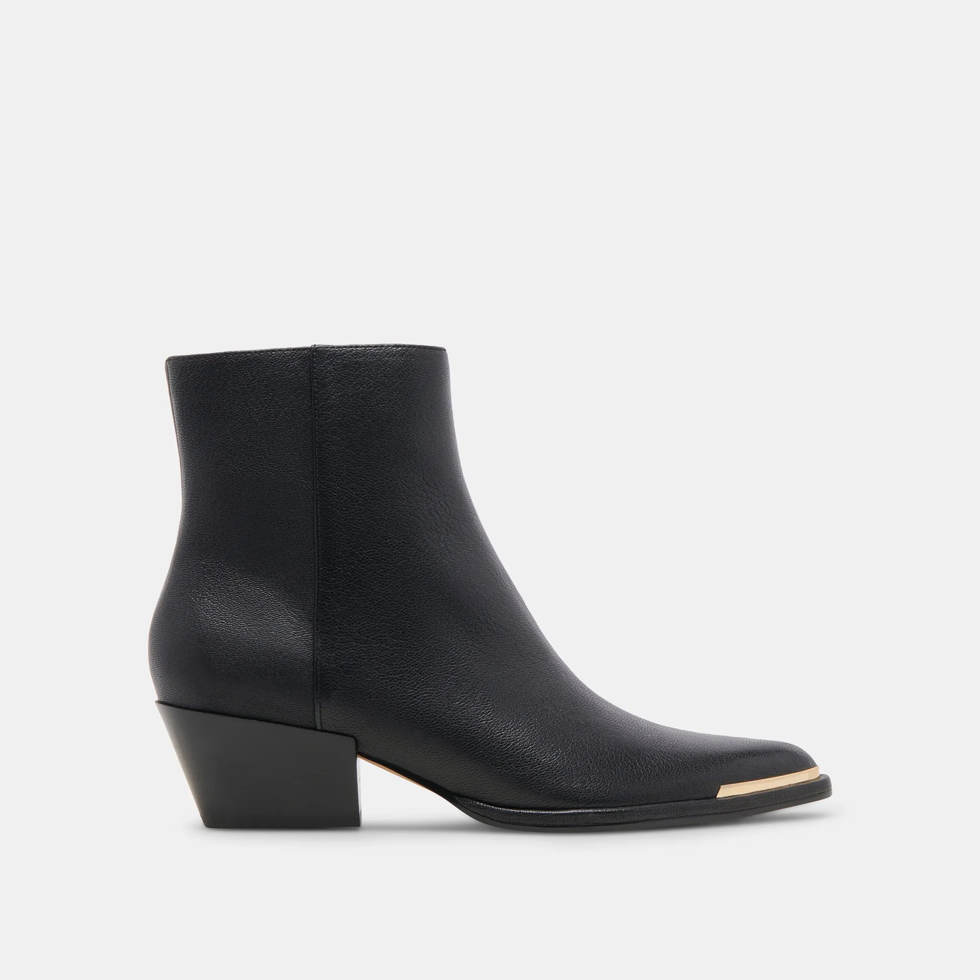 NONAH STIEFELETTEN AUS SCHWARZEM LEDER