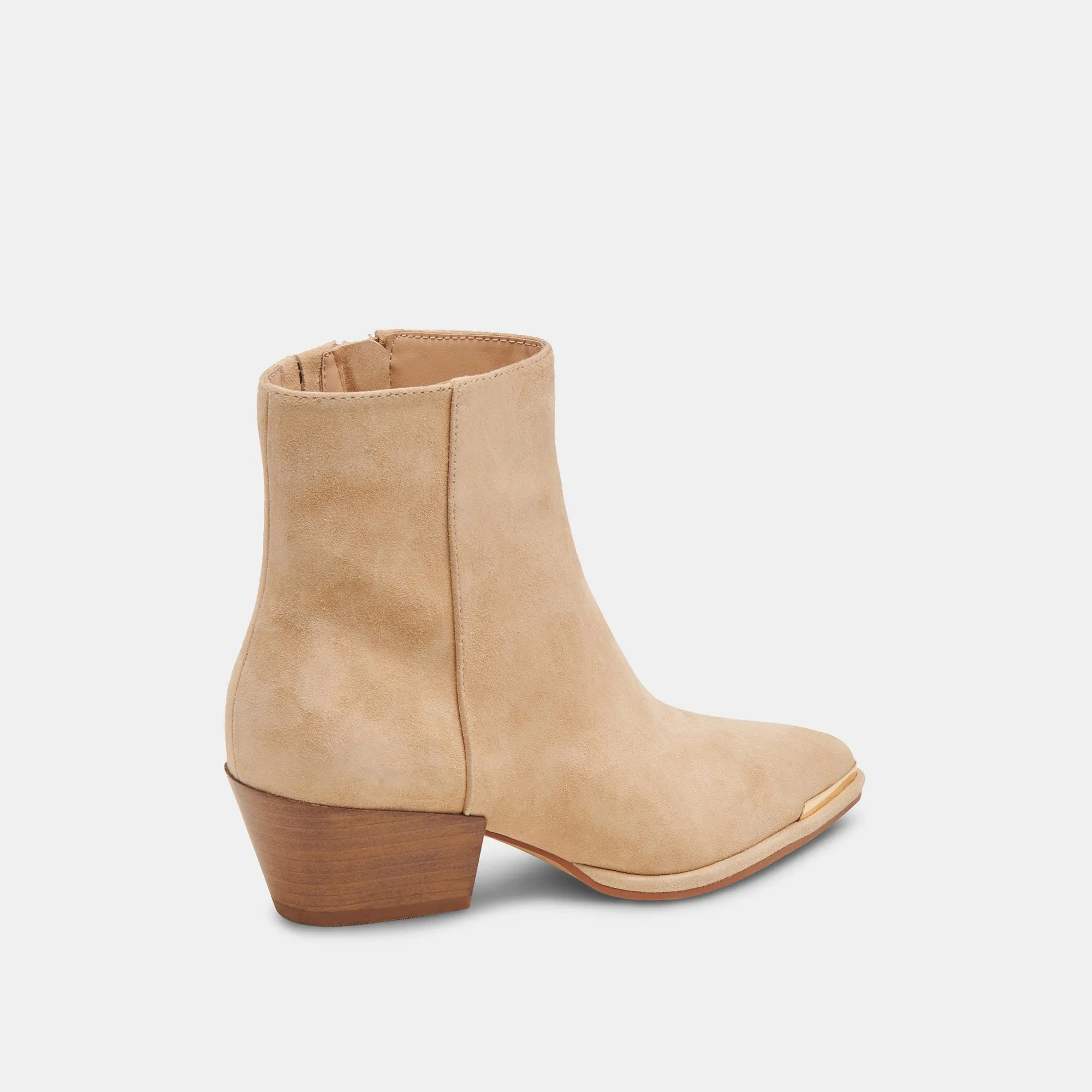 NONAH STIEFELETTEN IN NUBUKLEDER - HAVANNA