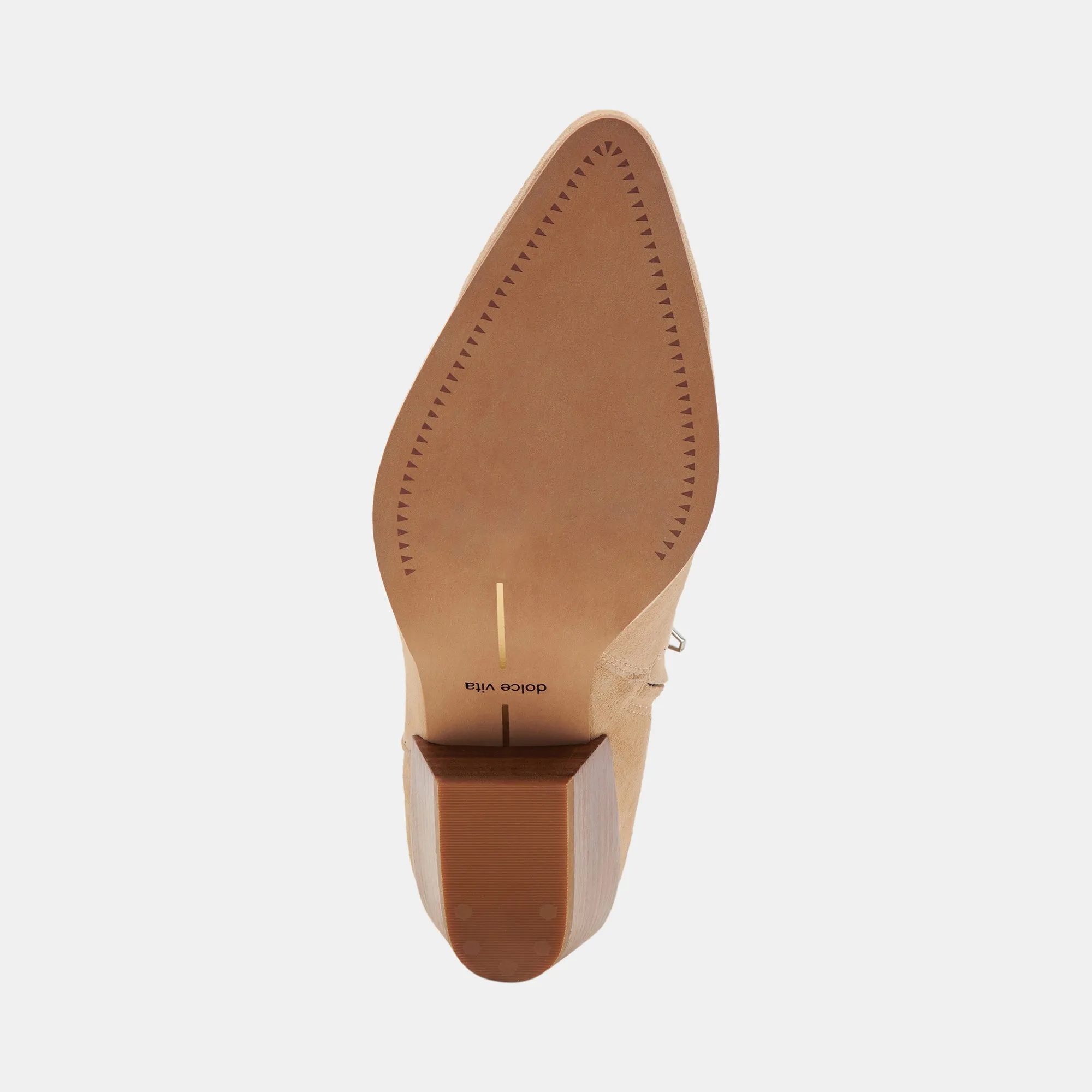 NONAH STIEFELETTEN IN NUBUKLEDER - HAVANNA