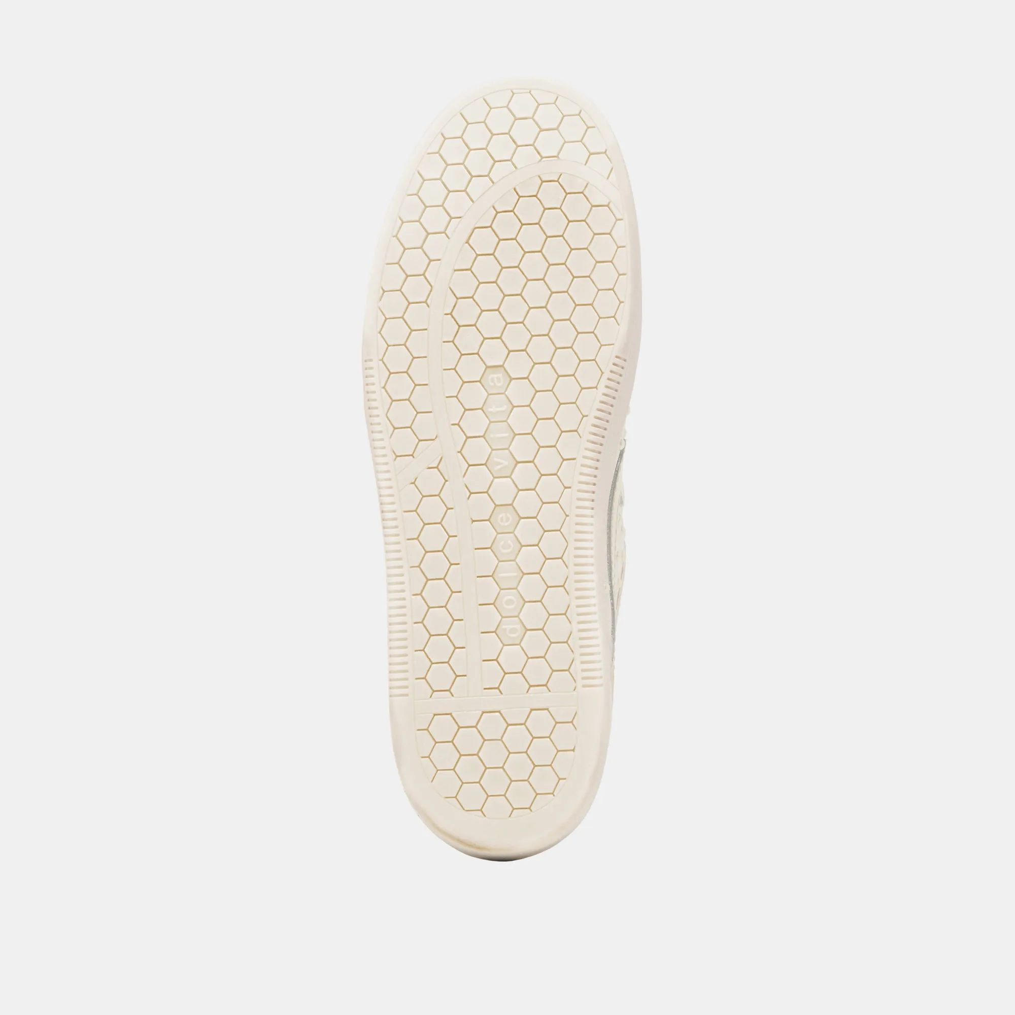 HINWEIS PEARL SNEAKERS OFF WHITE SATIN