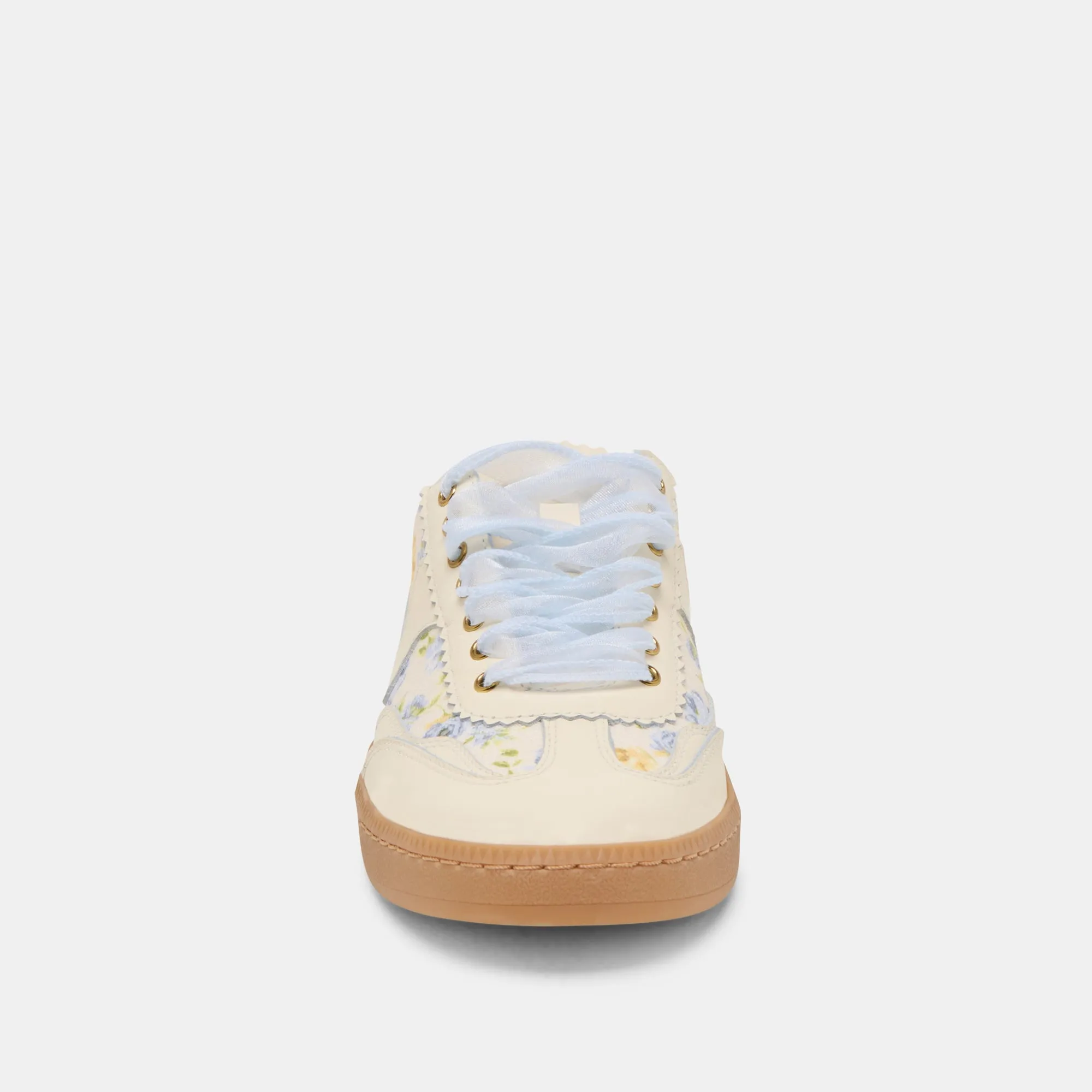 HINWEIS SLIDE SNEAKERS BLAU BLUMENLEDER