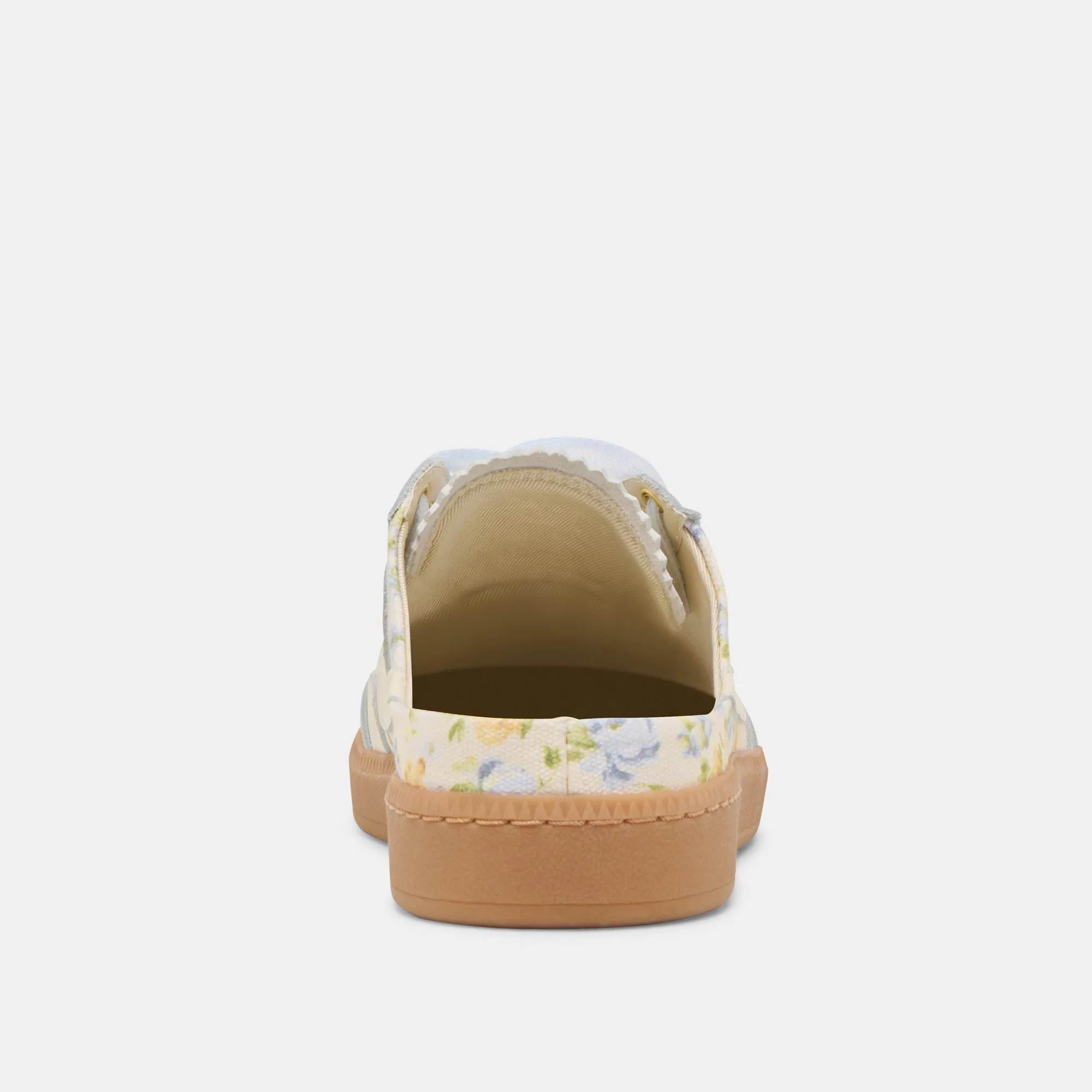 HINWEIS SLIDE SNEAKERS BLAU BLUMENLEDER