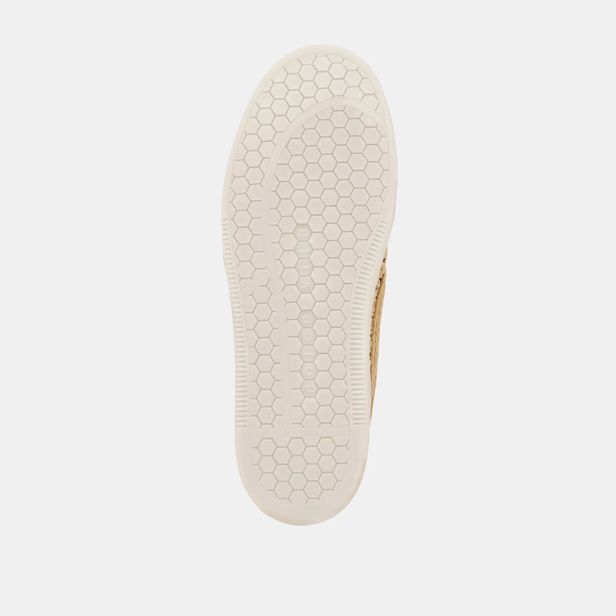 HINWEIS SLIDE GEFLOCHTENE SNEAKERS LT NATUR GEFLOCHTENE RAFFIA