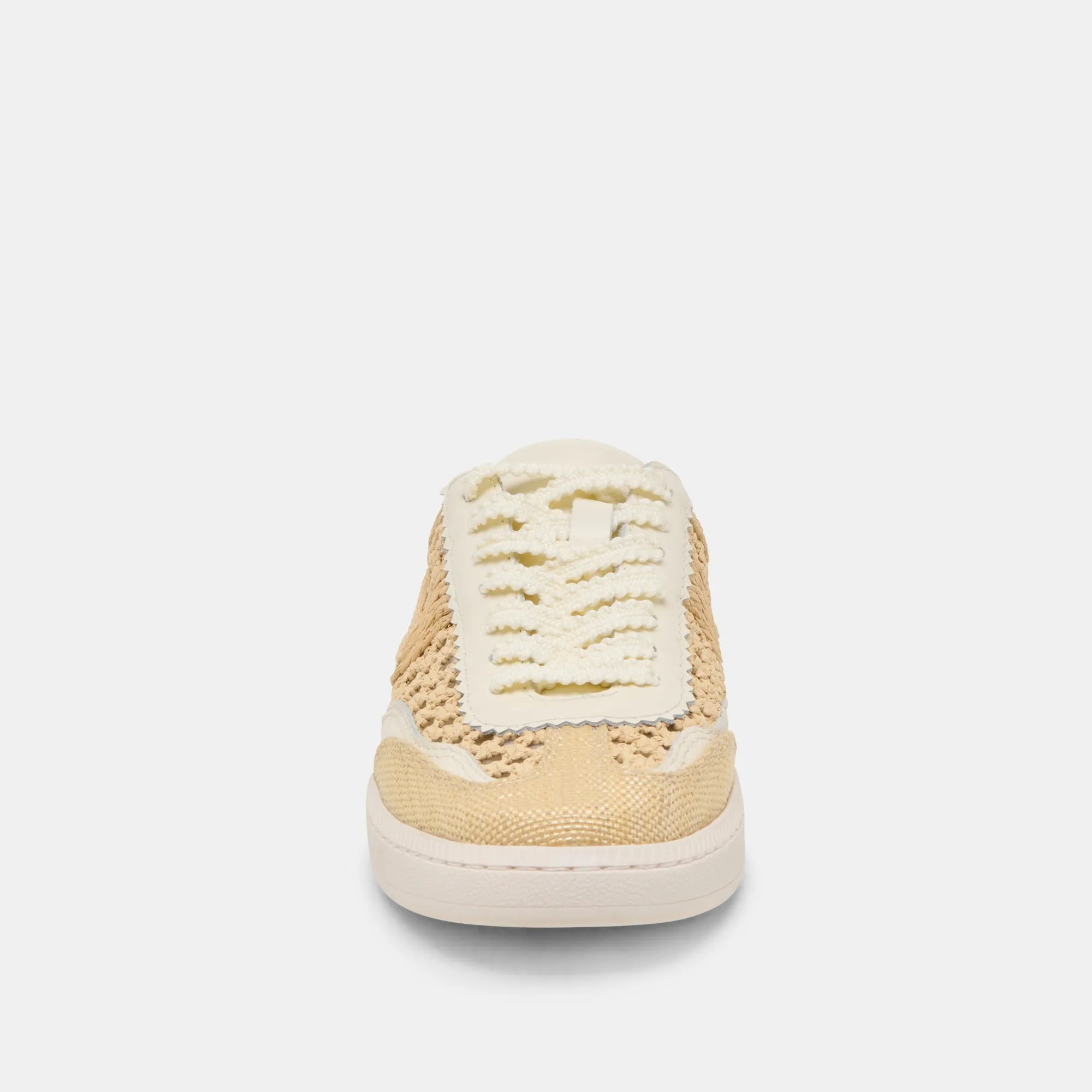 HINWEIS SLIDE GEFLOCHTENE SNEAKERS LT NATUR GEFLOCHTENE RAFFIA