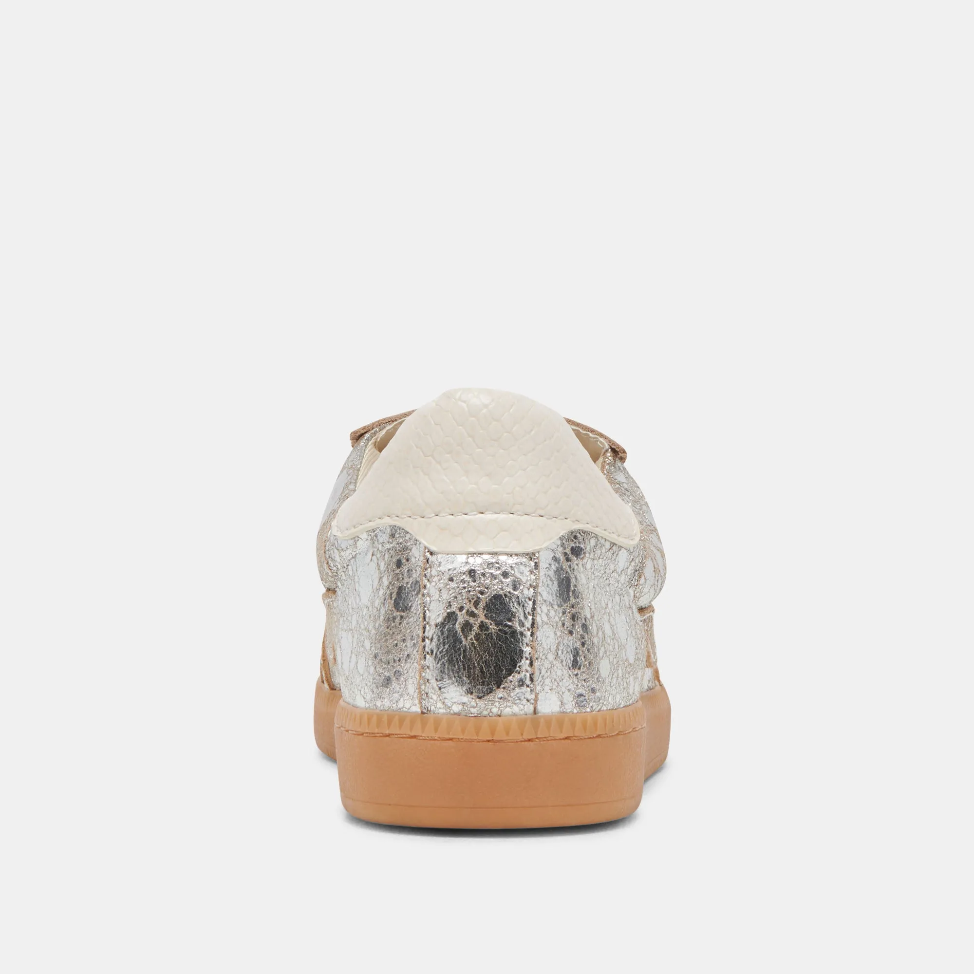 NOTICE SNEAKERS SILVER DISTRESSED LEDER