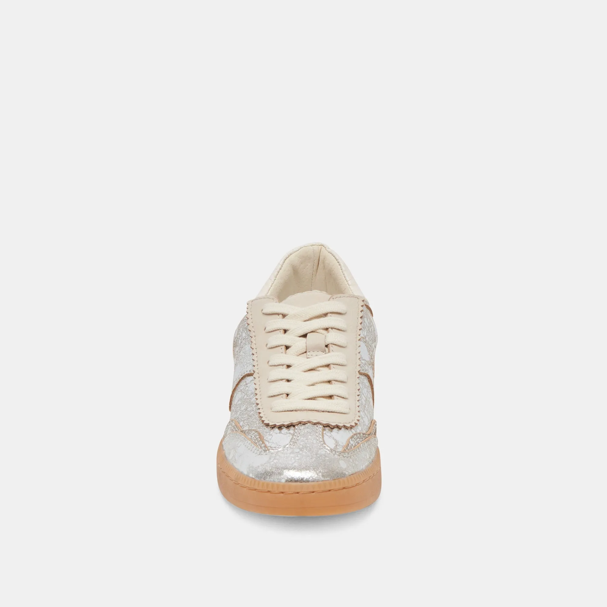 NOTICE SNEAKERS SILVER DISTRESSED LEDER