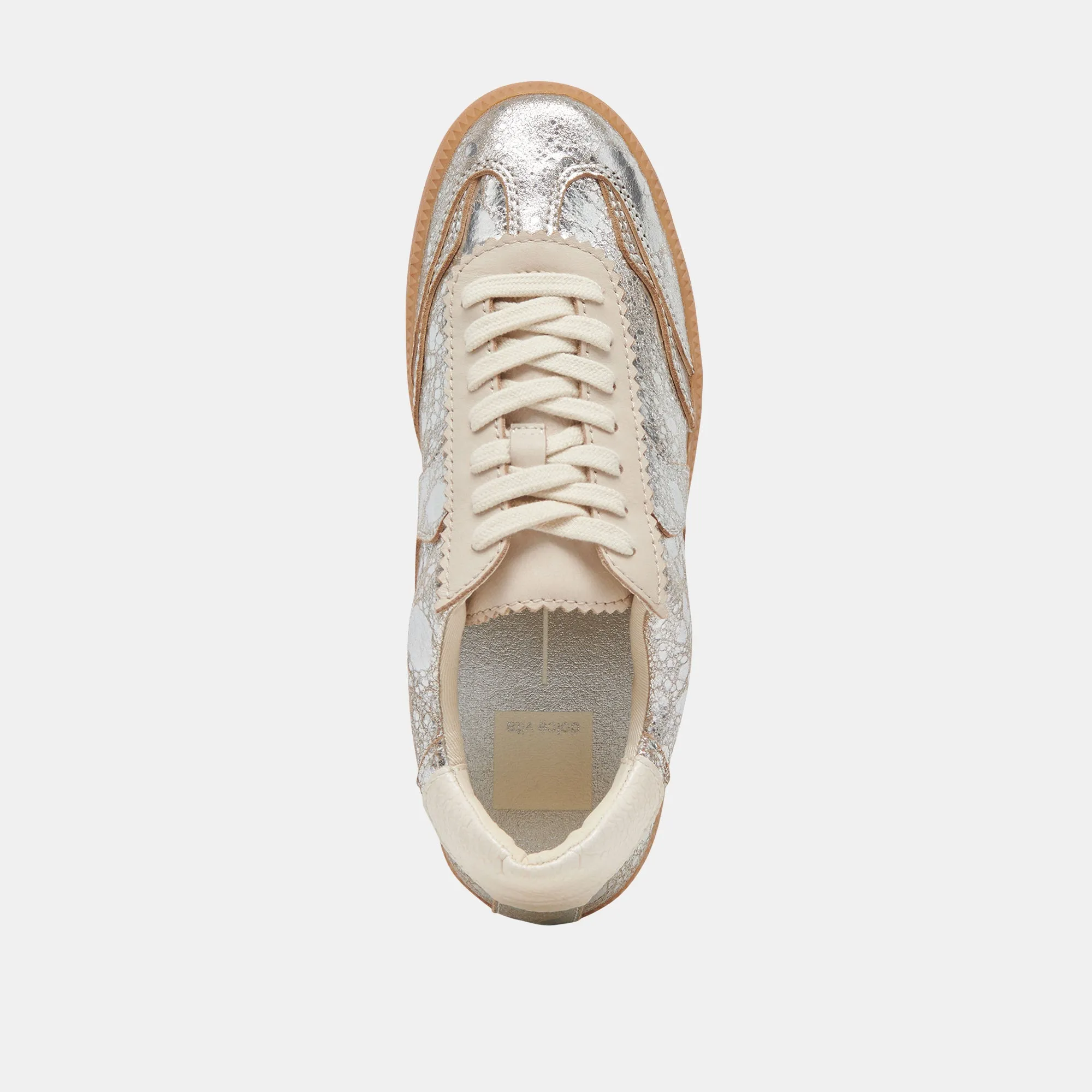 NOTICE SNEAKERS SILVER DISTRESSED LEDER