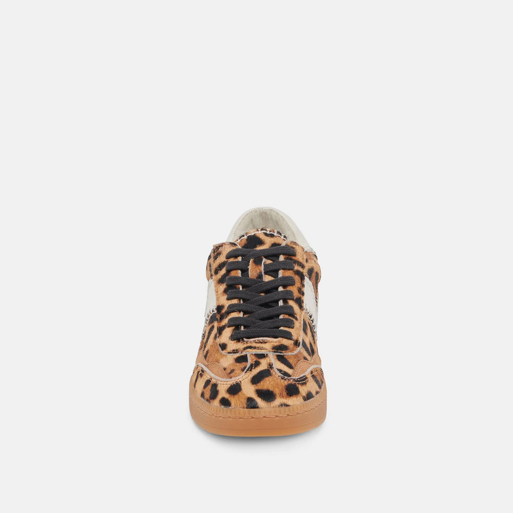 HINWEIS STITCH SNEAKERS DK LEOPARD KALBSHAAR
