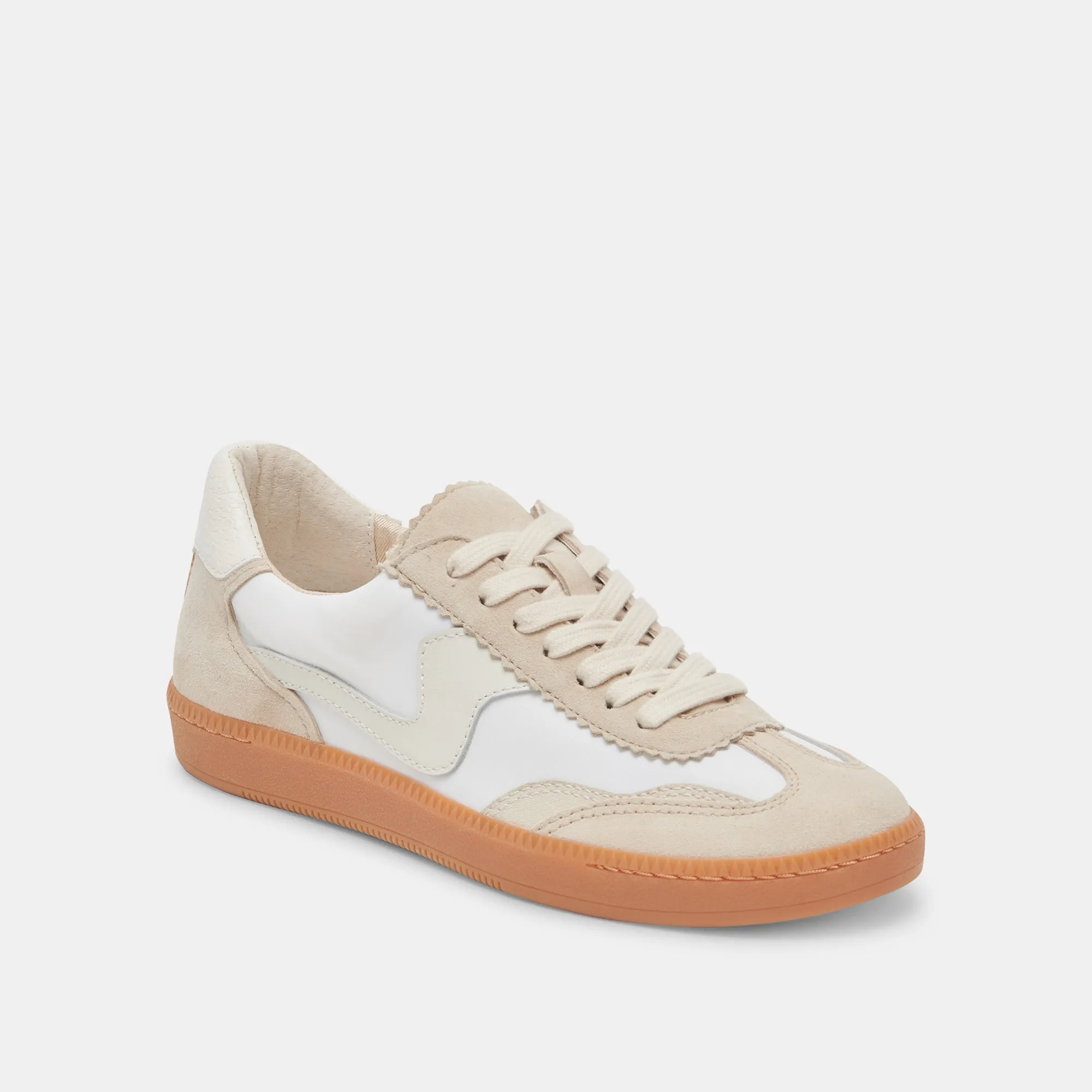 HINWEIS BREITE SNEAKERS ELFENBEIN MULTI NYLON
