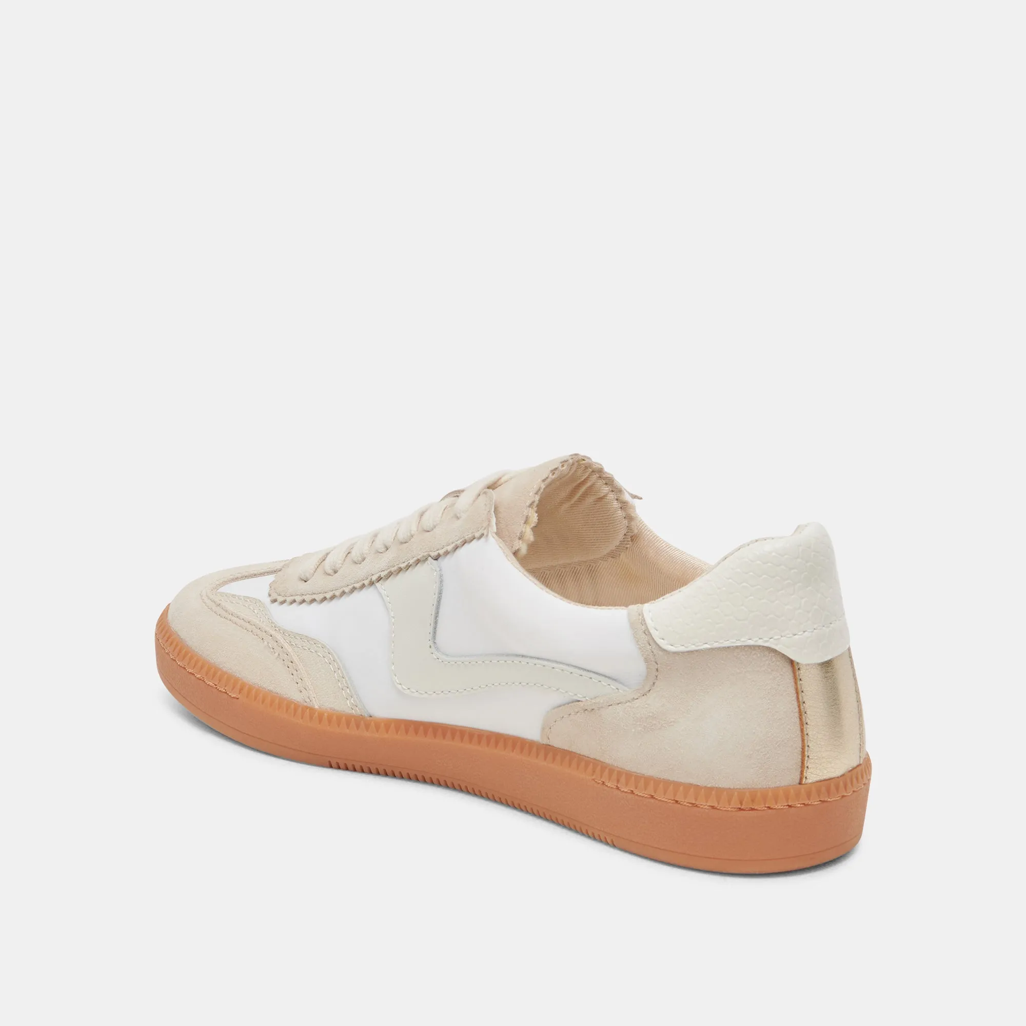 HINWEIS BREITE SNEAKERS ELFENBEIN MULTI NYLON