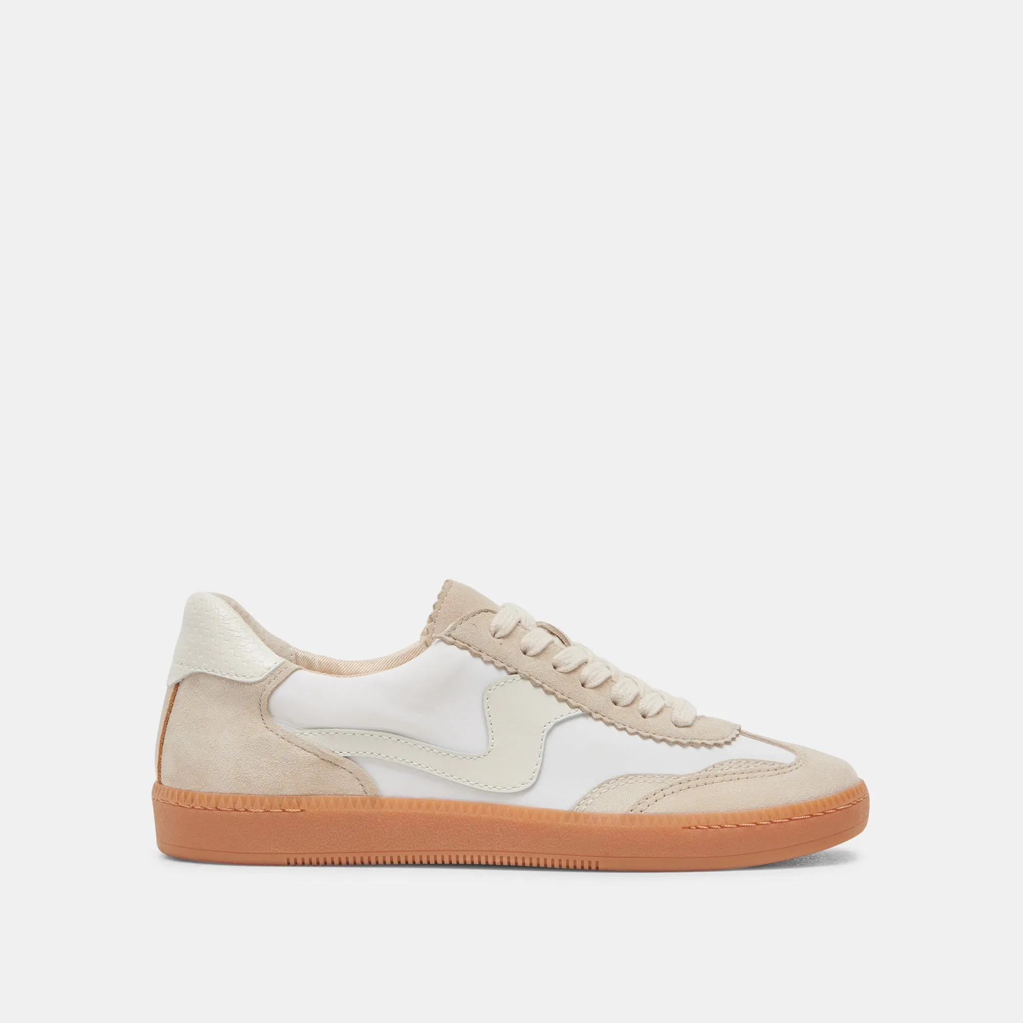 HINWEIS BREITE SNEAKERS ELFENBEIN MULTI NYLON