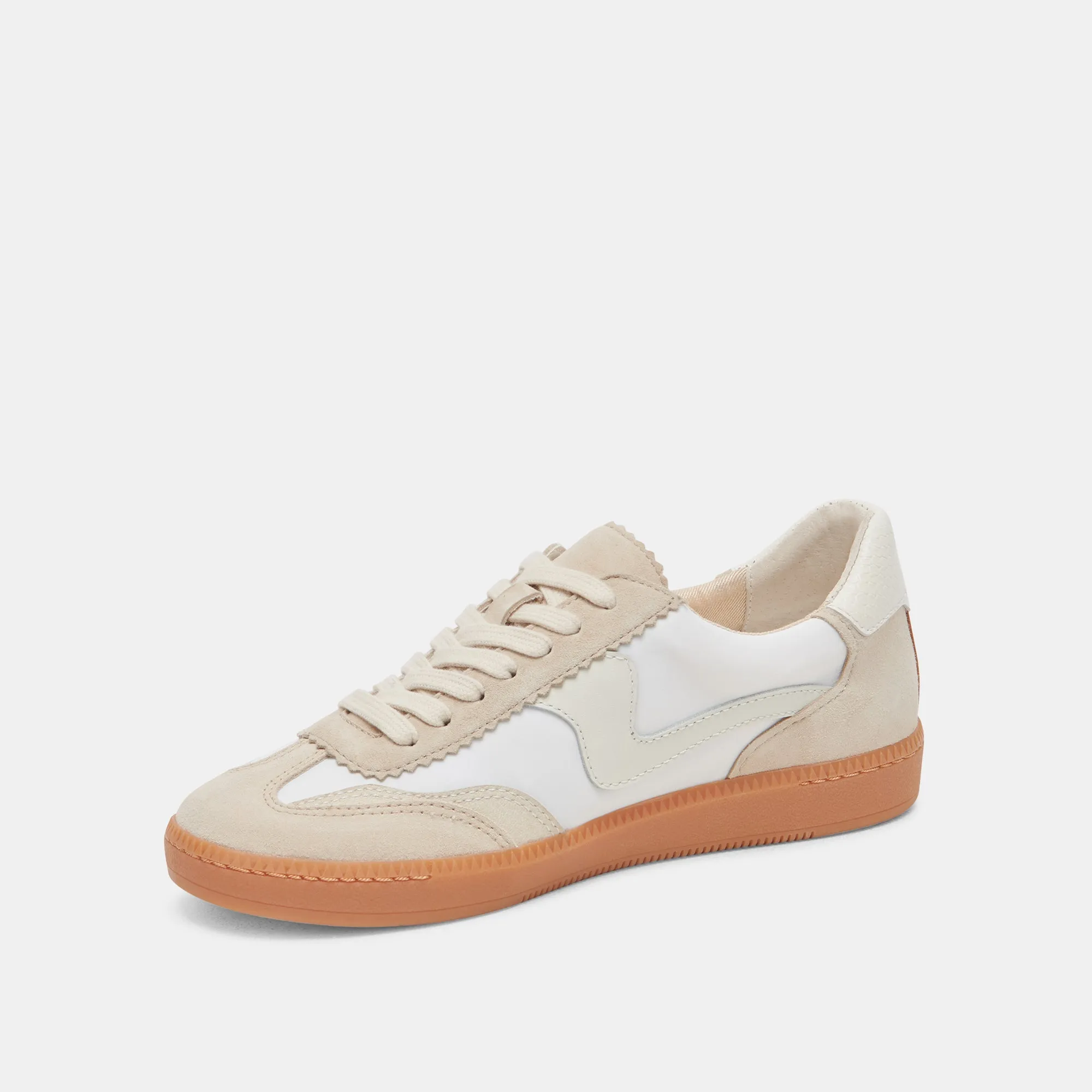 HINWEIS BREITE SNEAKERS ELFENBEIN MULTI NYLON