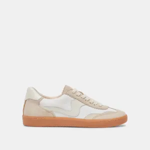 HINWEIS BREITE SNEAKERS ELFENBEIN MULTI NYLON