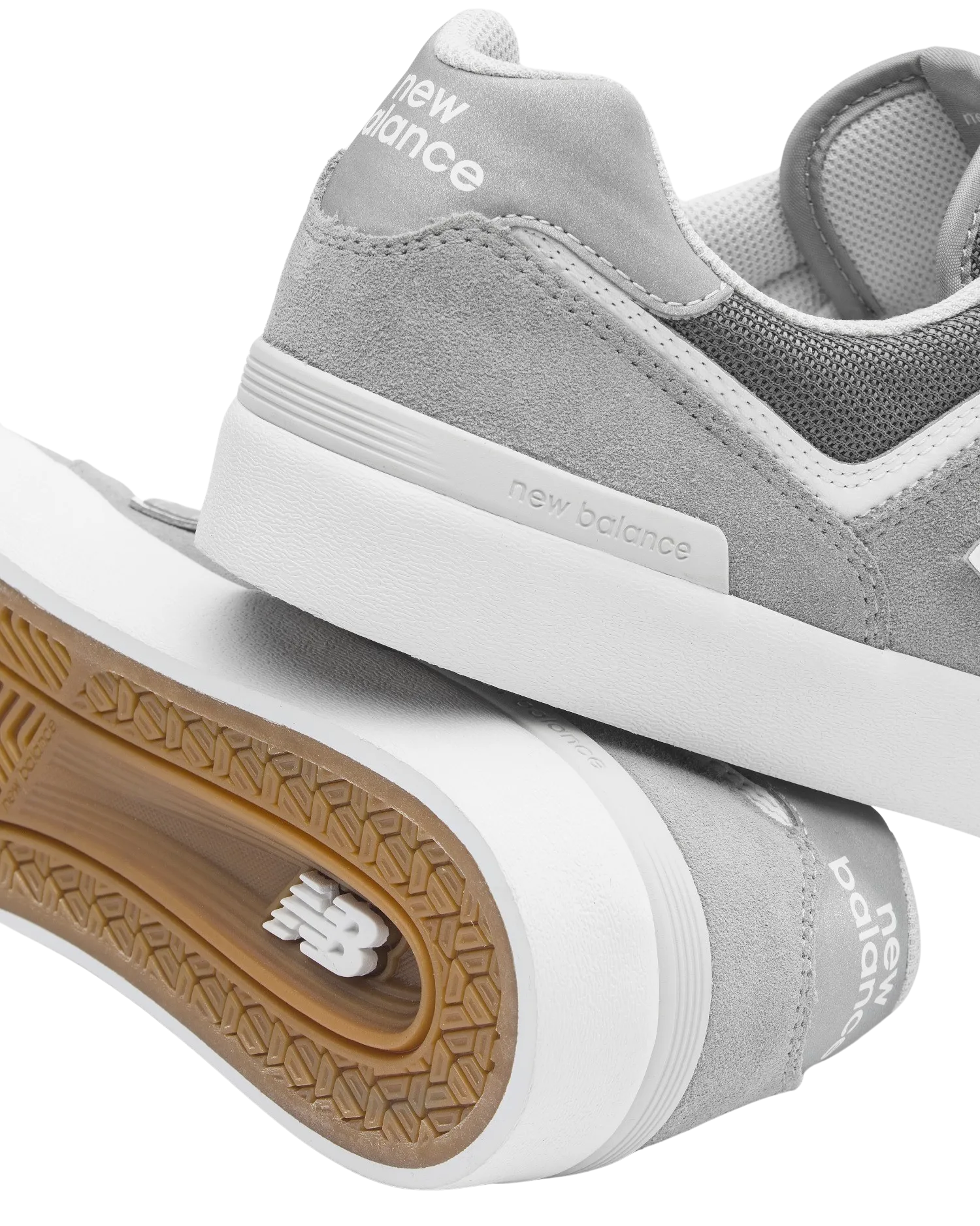 Numerisch 574 Vulkanisierte Schuhe in Grau & Weiß